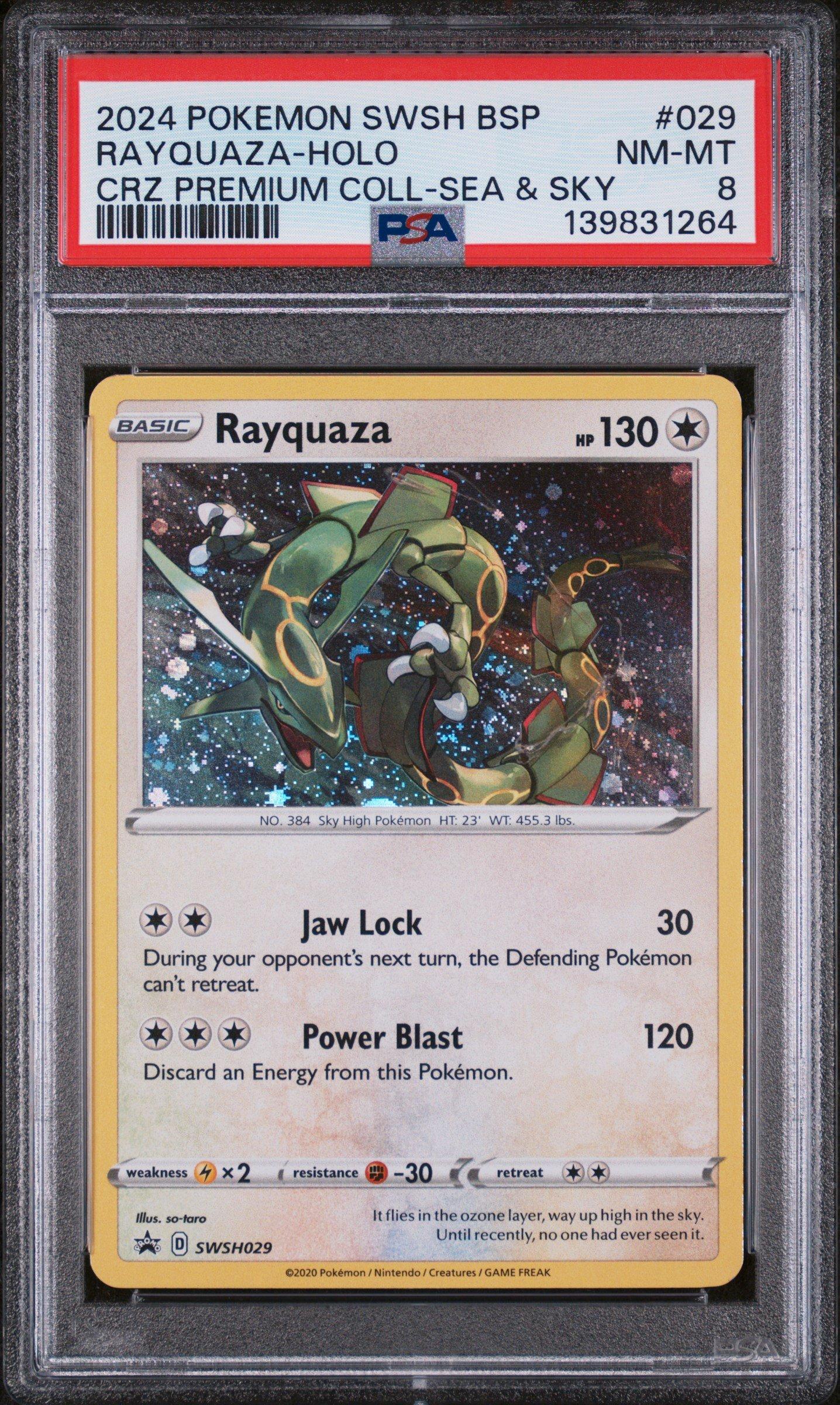 2024 Pokemon Swsh Black Star Promo 029 Rayquaza-holo Crown Zenith