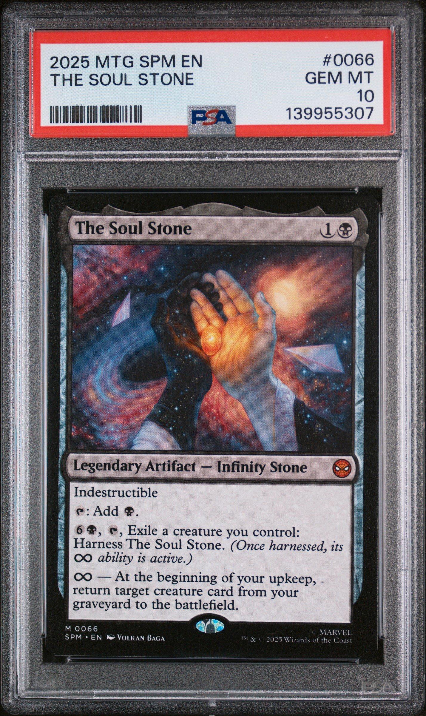 2025 Magic The Gathering Marvel's Spider-man 0066 The Soul Stone