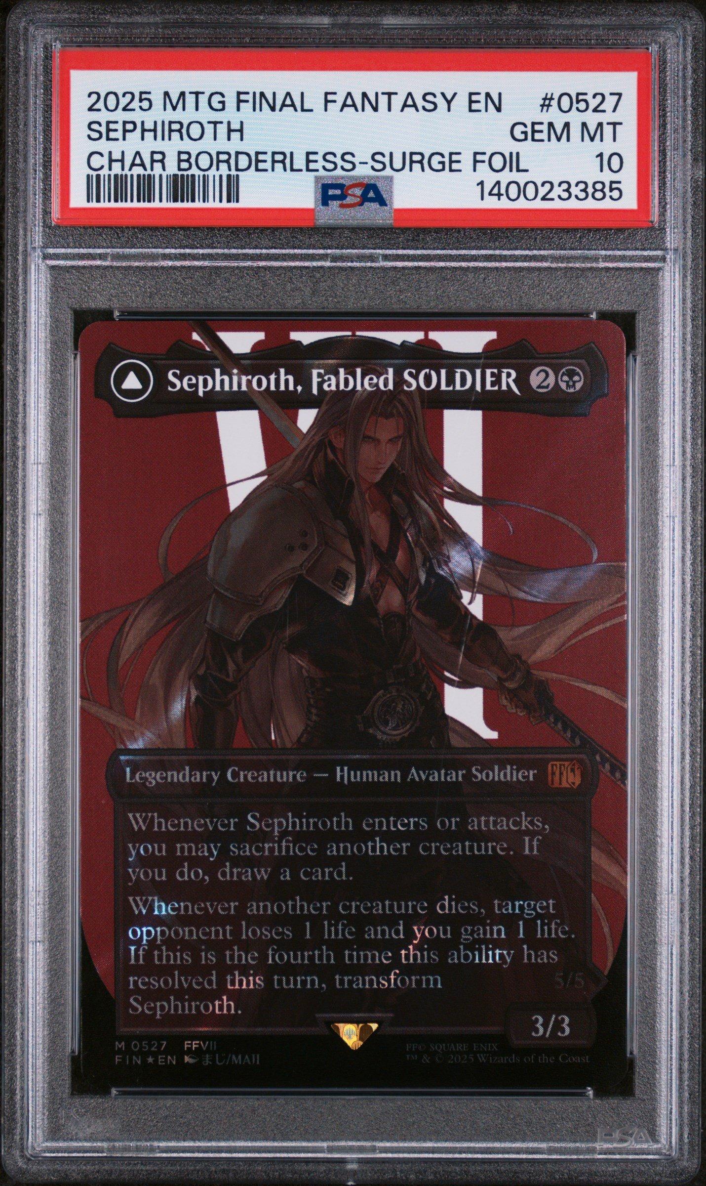 2025 Magic The Gathering Final Fantasy 0527 Sephiroth, Fabled