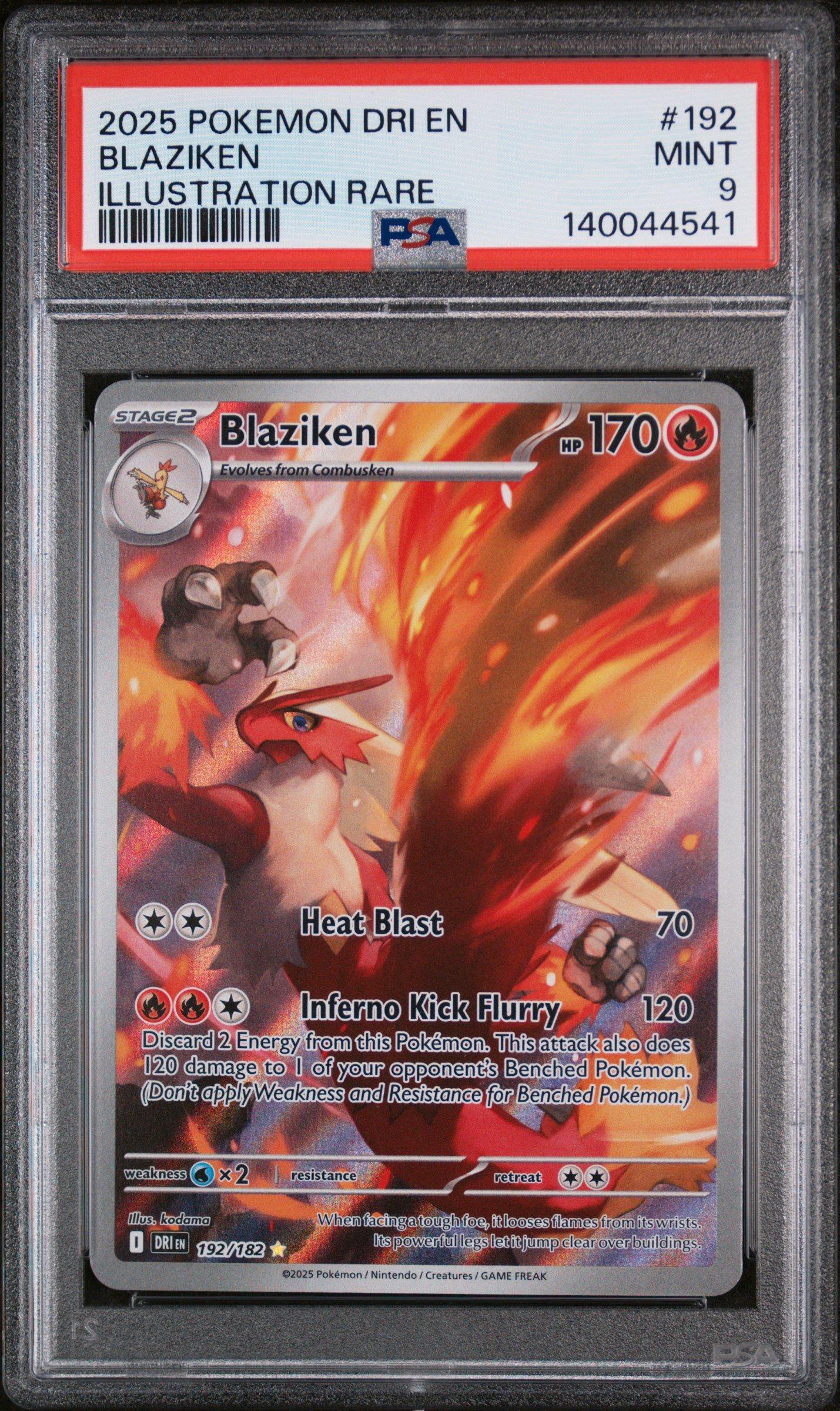 BOTH SIDES［ENLIGHTENMENT］ 2025 Pokemon Dri En-destined Rivals 192 Blaziken Illustration Rare