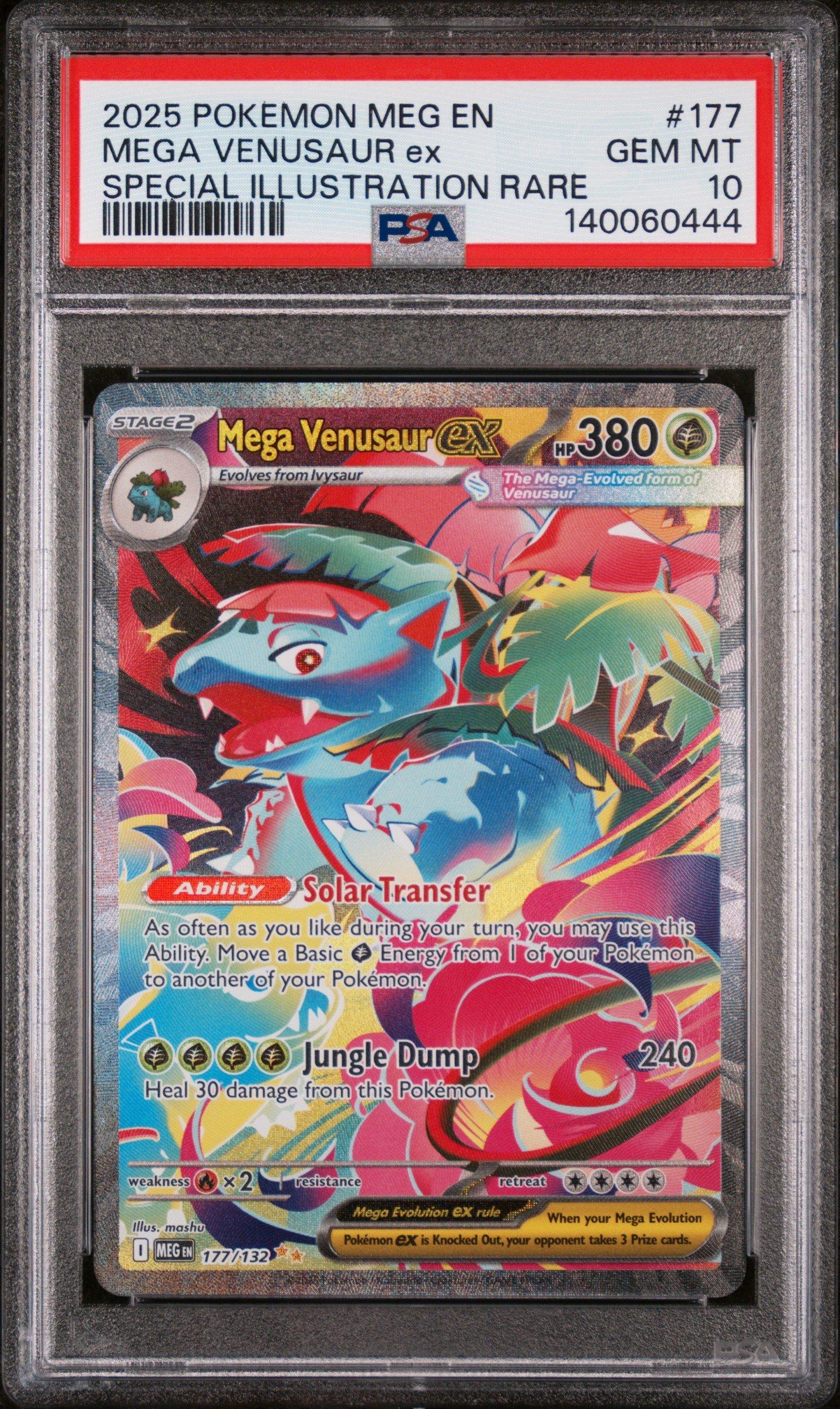 2025 Pokemon Meg En-mega Evolution 177 Mega Venusaur Ex Special