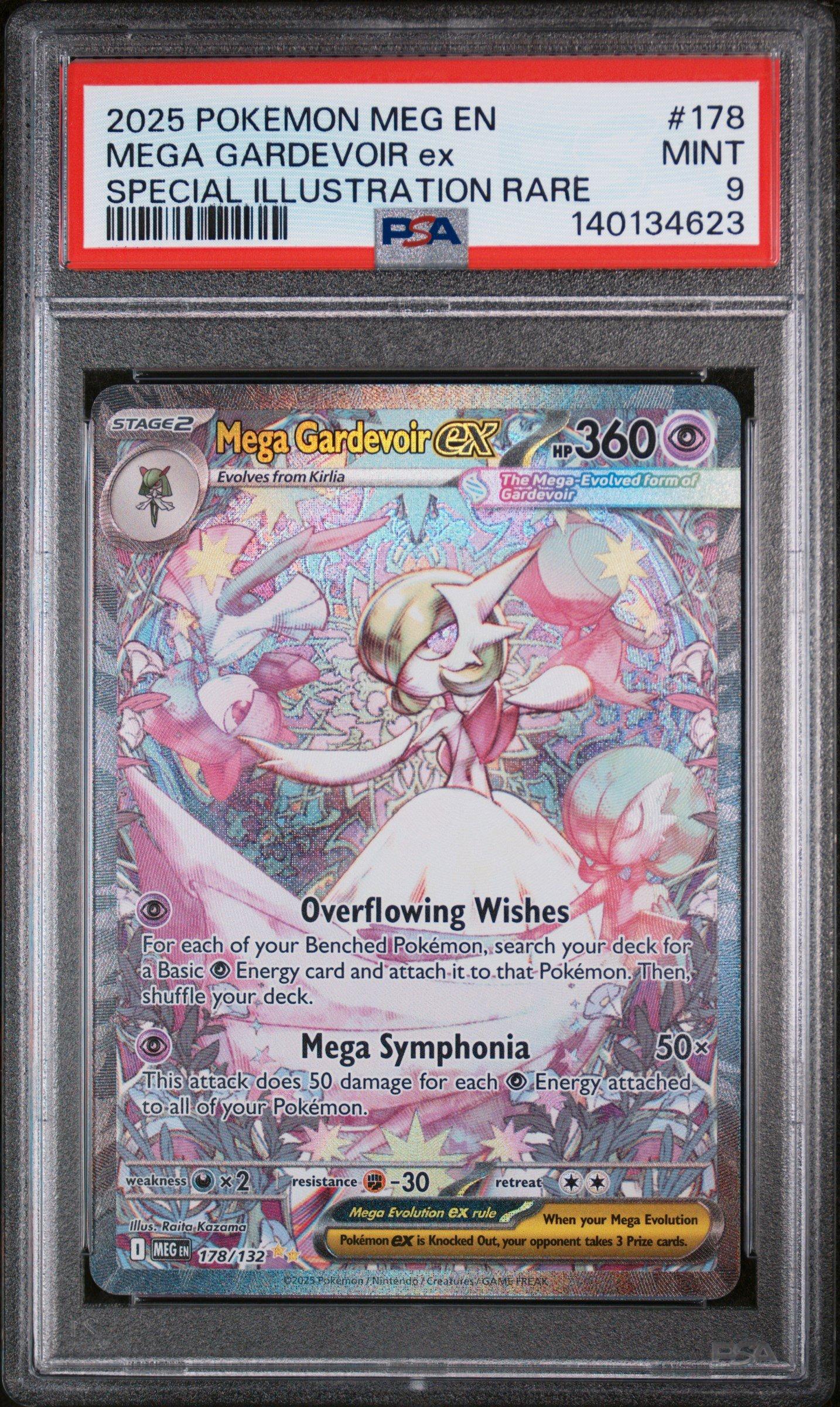 2025 Pokemon Meg En-mega Evolution 178 Mega Gardevoir Ex Special