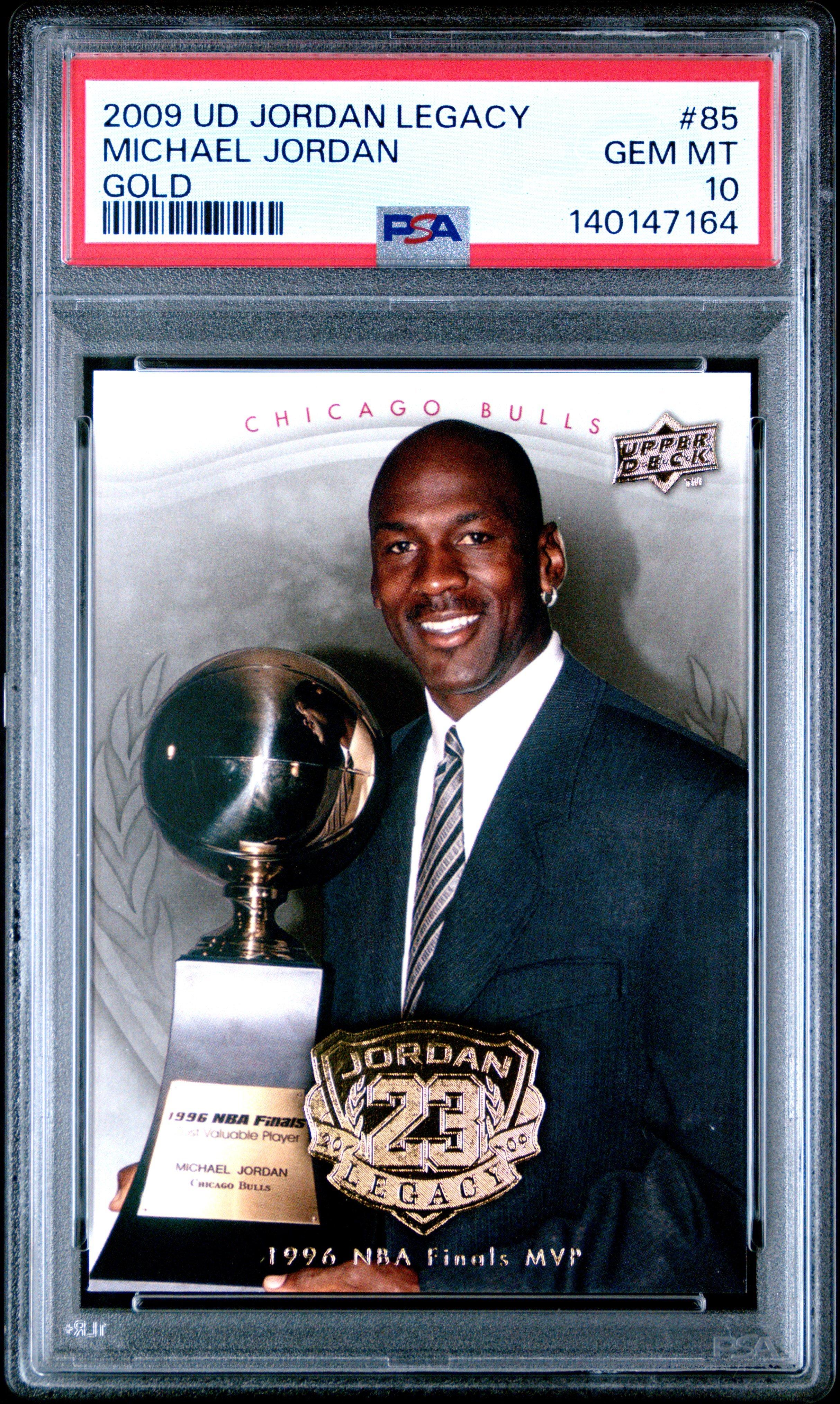 2009 Upper Deck Jordan Legacy Gold 85 Michael Jordan PSA 10 Graded