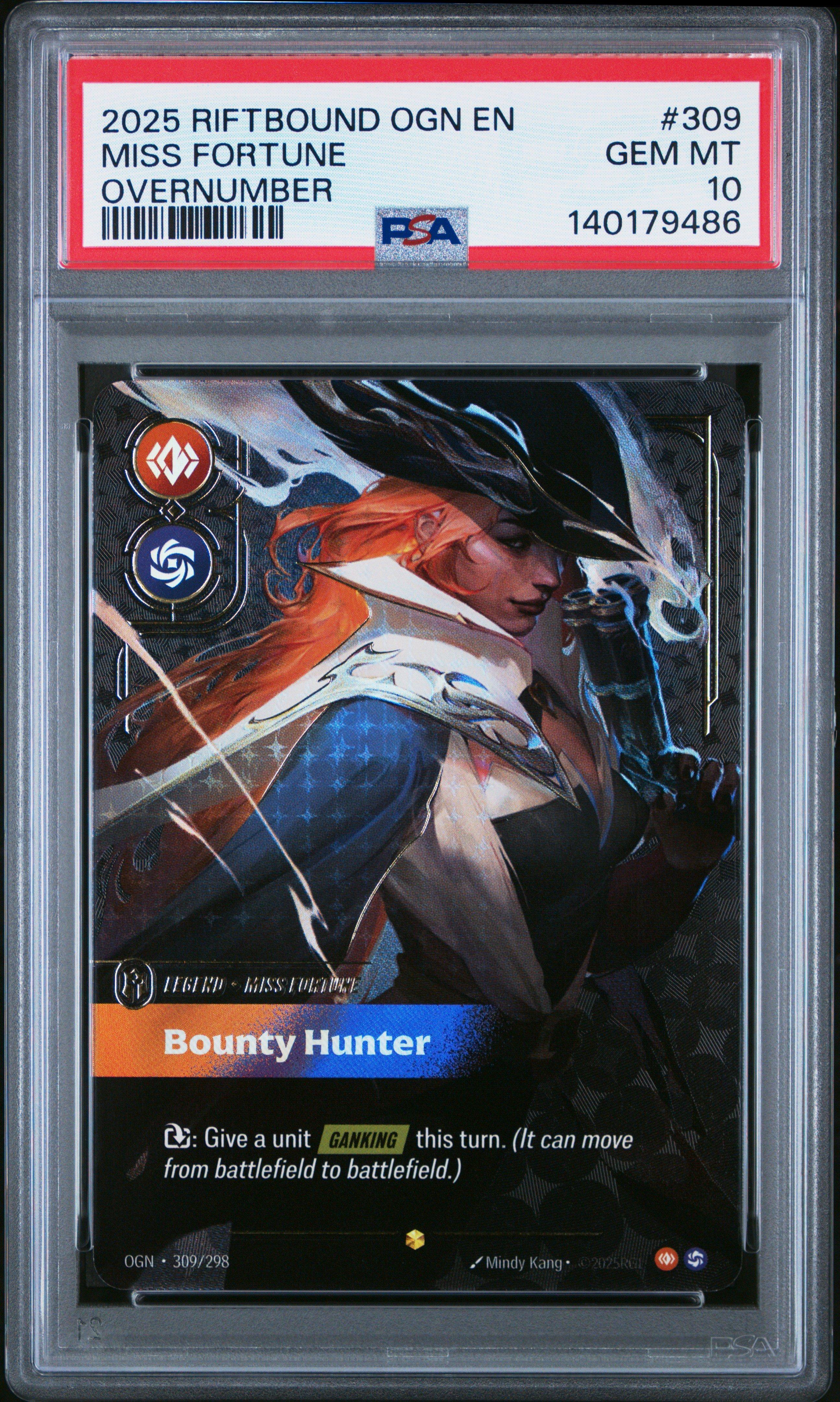 2025 Riftbound: League Of Legends Ogn-origins 309 Miss Fortune