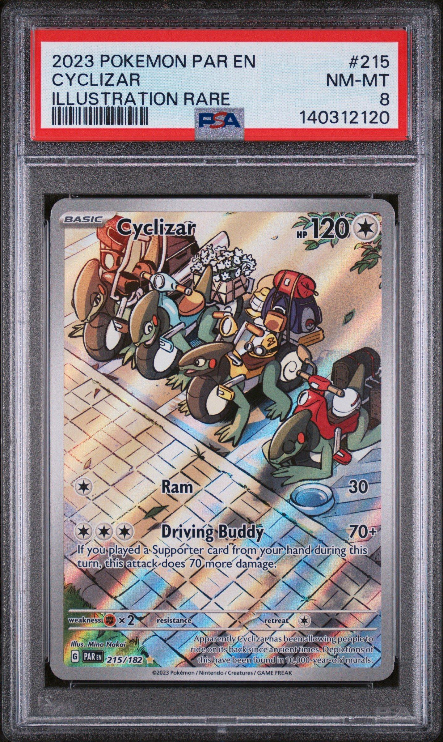 2023 Pokemon Par En-paradox Rift 215 Cyclizar Illustration Rare