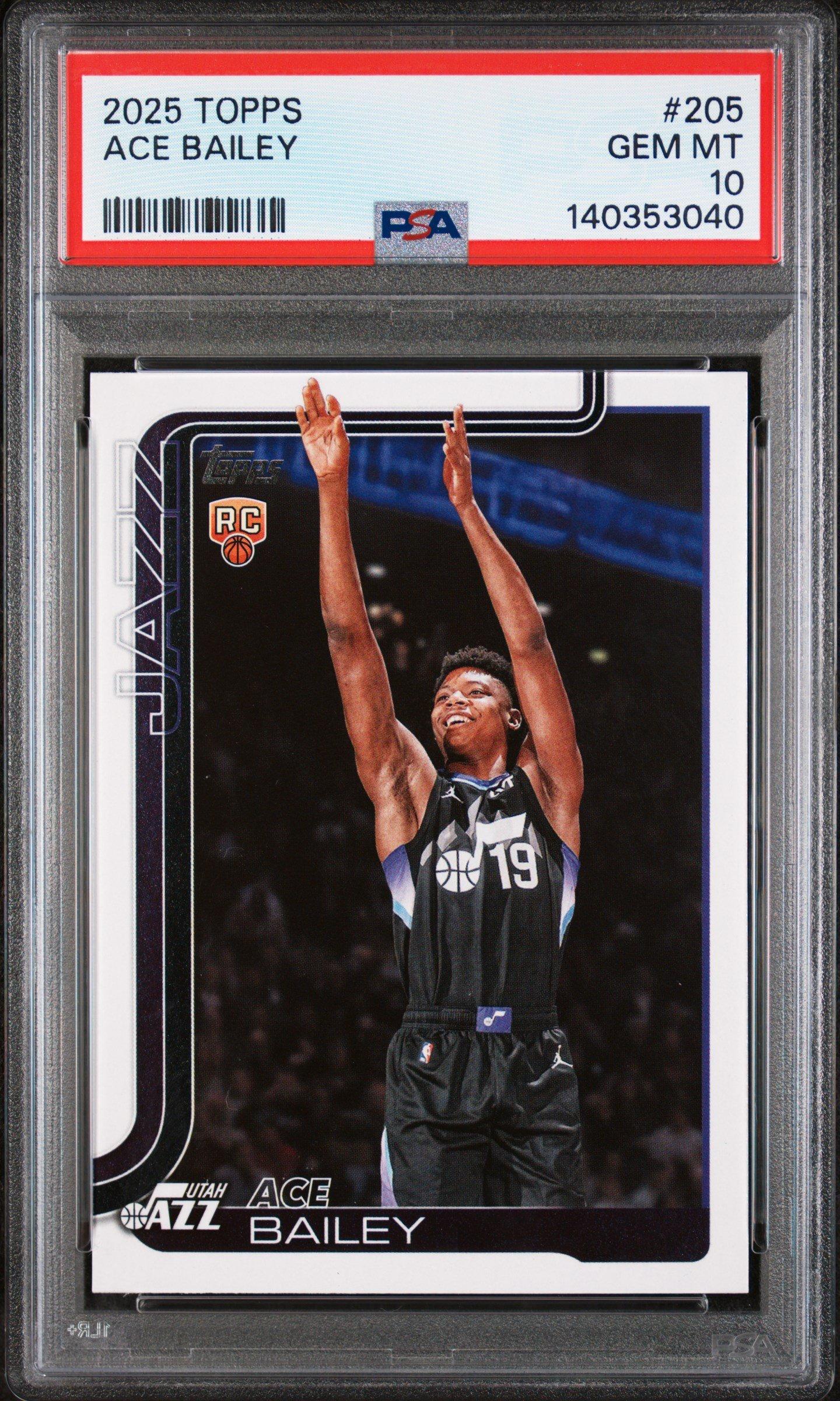 2025 Topps 205 Ace Bailey PSA