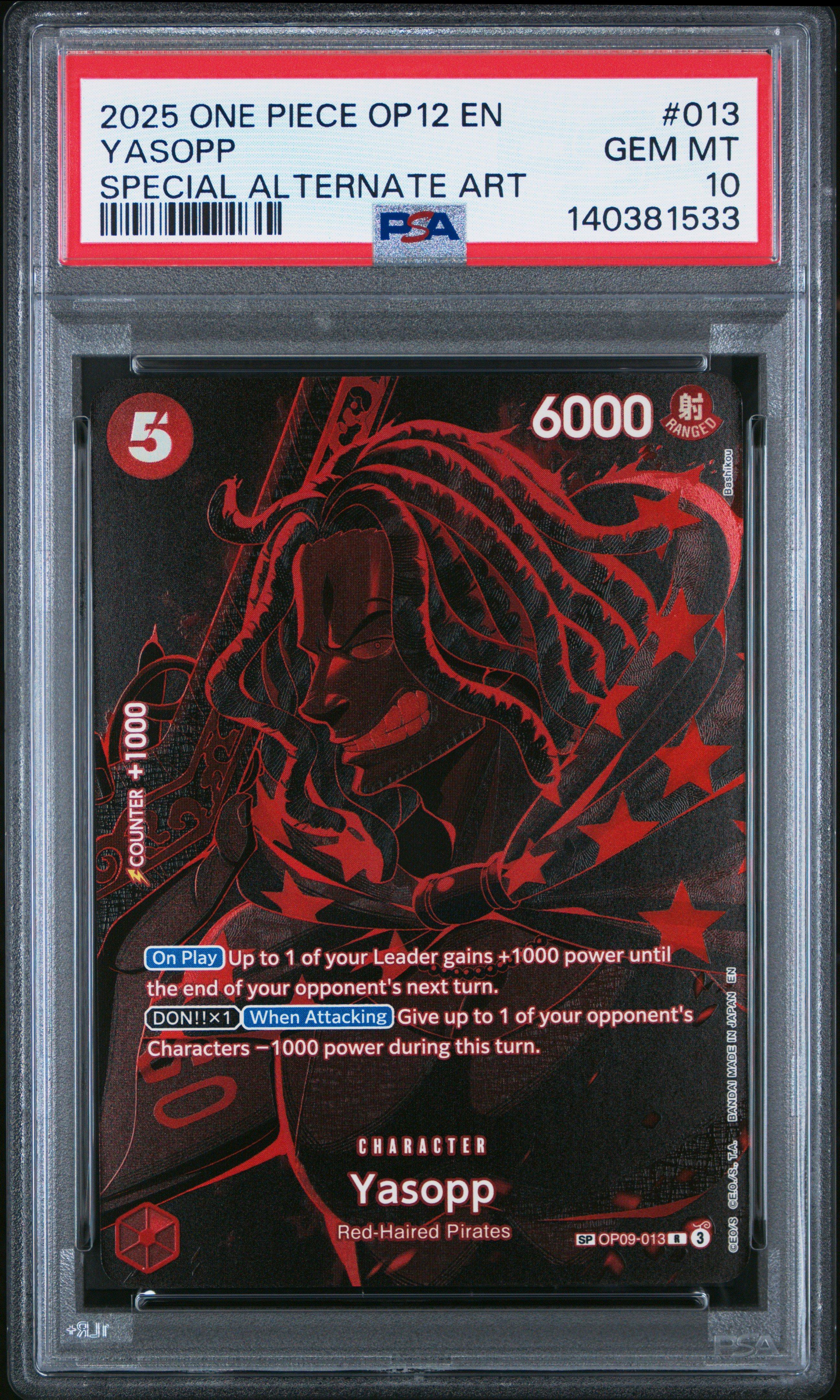 ワンピース カードゲーム 2025 ONE PIECE CP13-007 PSA 10 2025 One Piece Sabo - MANGA ALTERNATE ART - OP13 English PSA 10 | eBay