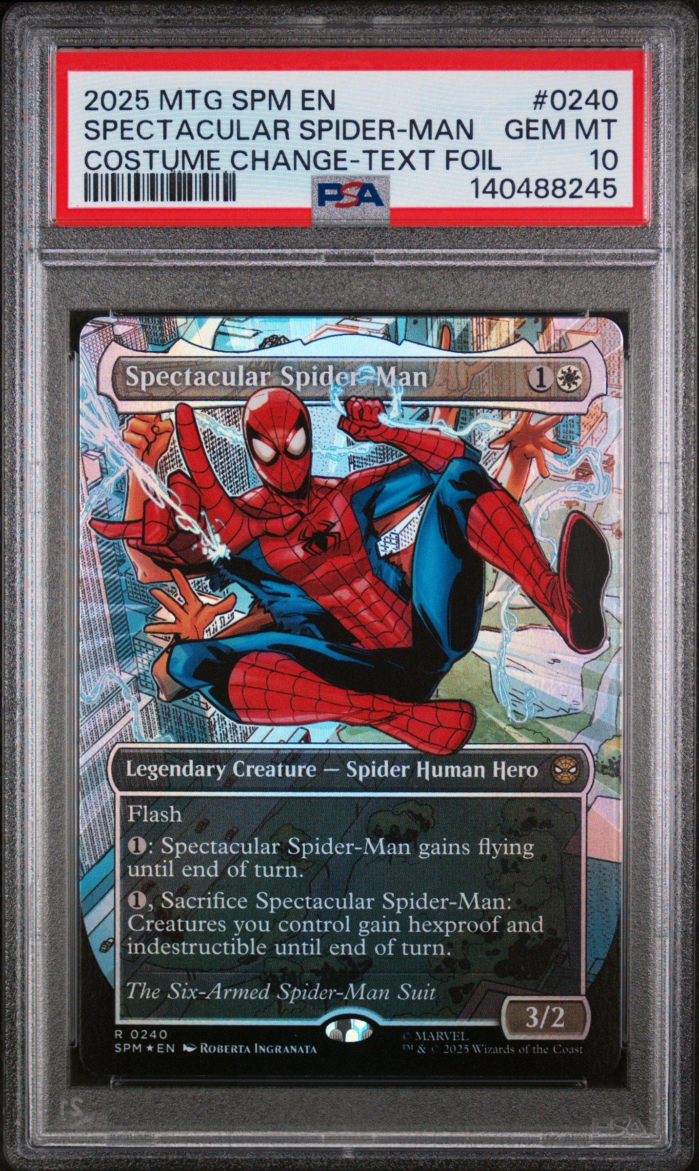 2025 Magic The Gathering Marvel's Spider-man 0240 Spectacular