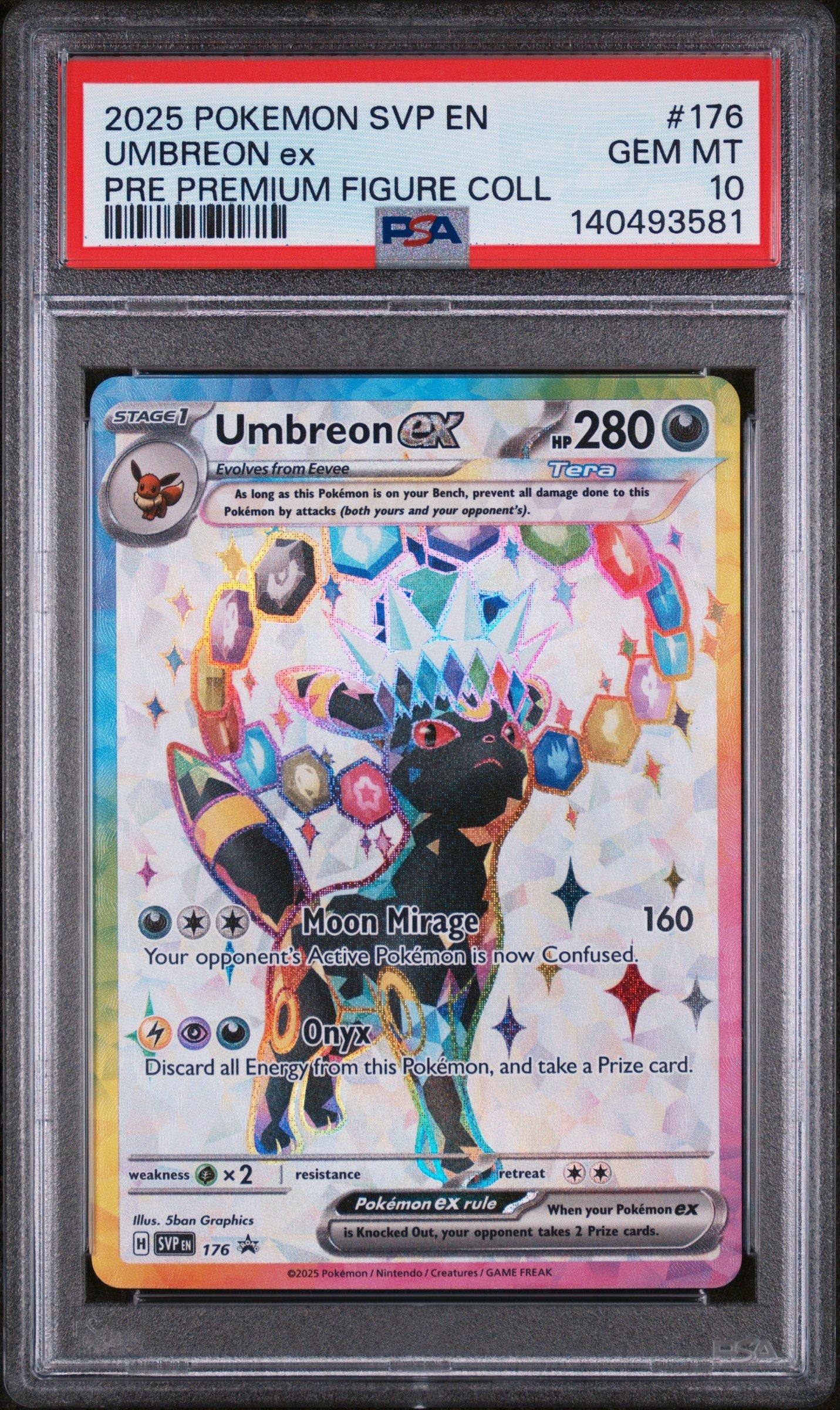 2025 Pokemon Svp En-sv Black Star Promo 176 Umbreon Ex Prismatic
