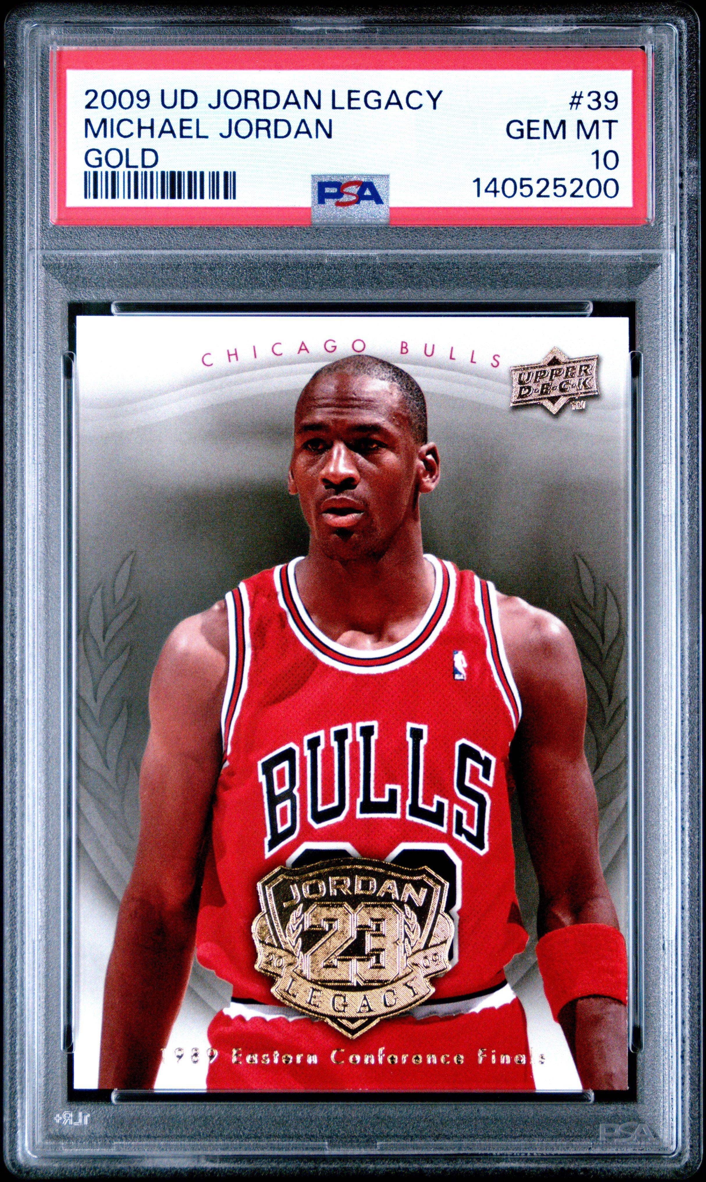 2009 Upper Deck Jordan Legacy Gold 39 Michael Jordan PSA 10 Graded