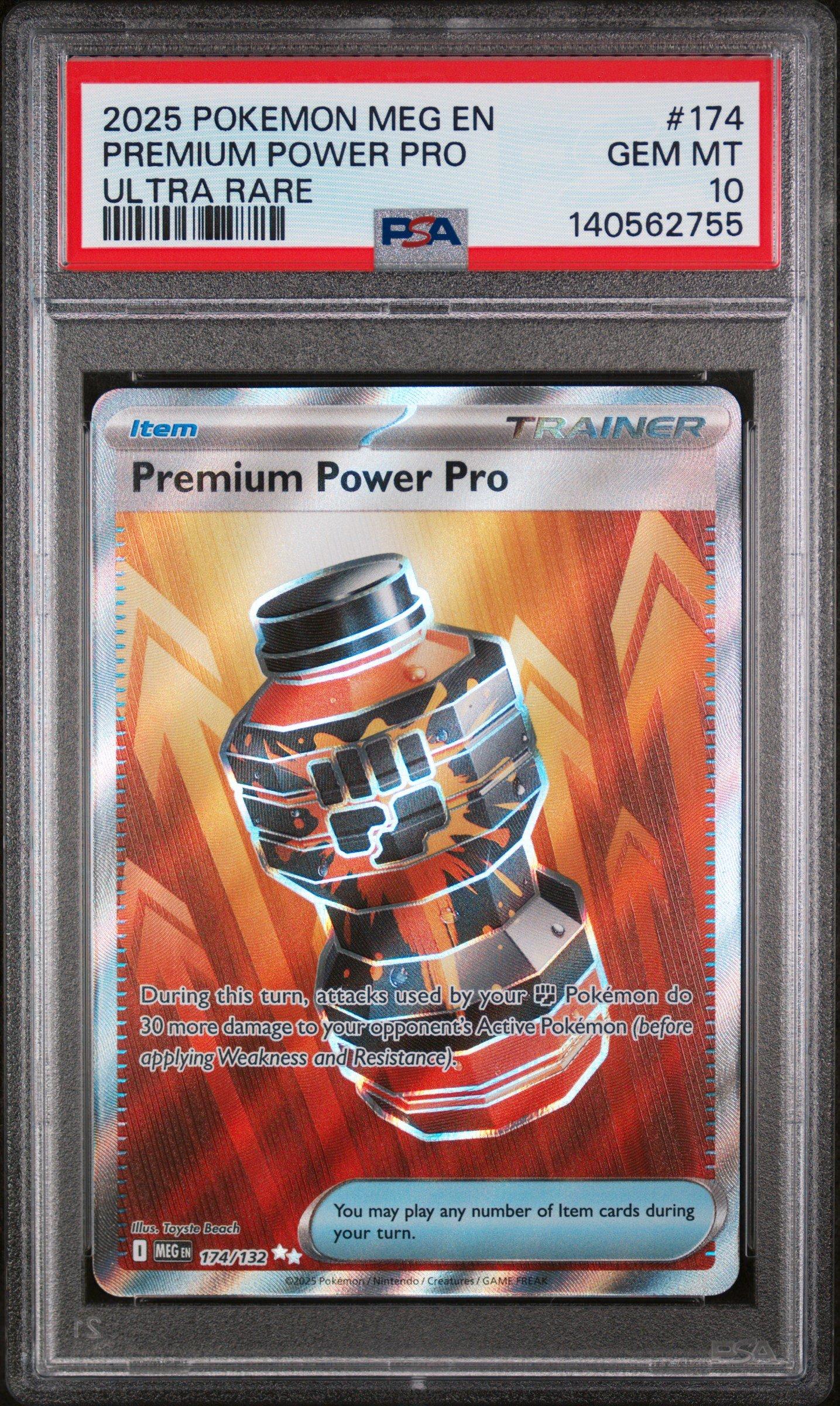 2025 Pokemon Meg En-mega Evolution 174 Premium Power Pro Ultra