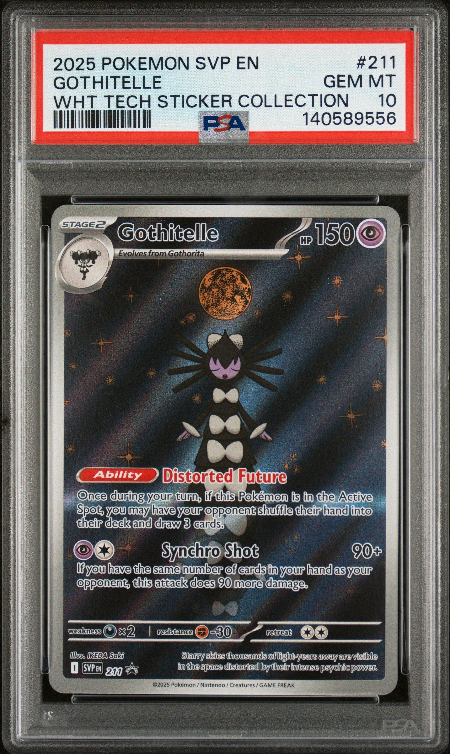 2025 Pokemon Svp En-sv Black Star Promo 211 Gothitelle White Flare