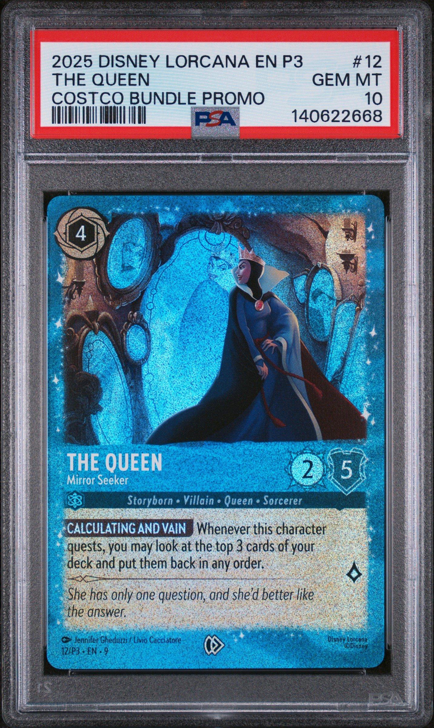 2025 Disney Lorcana En P3-promo 12 The Queen - Mirror Seeker