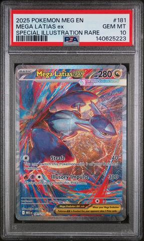 2025 Pokemon Meg En-mega Evolution 181 Mega Latias Ex Special