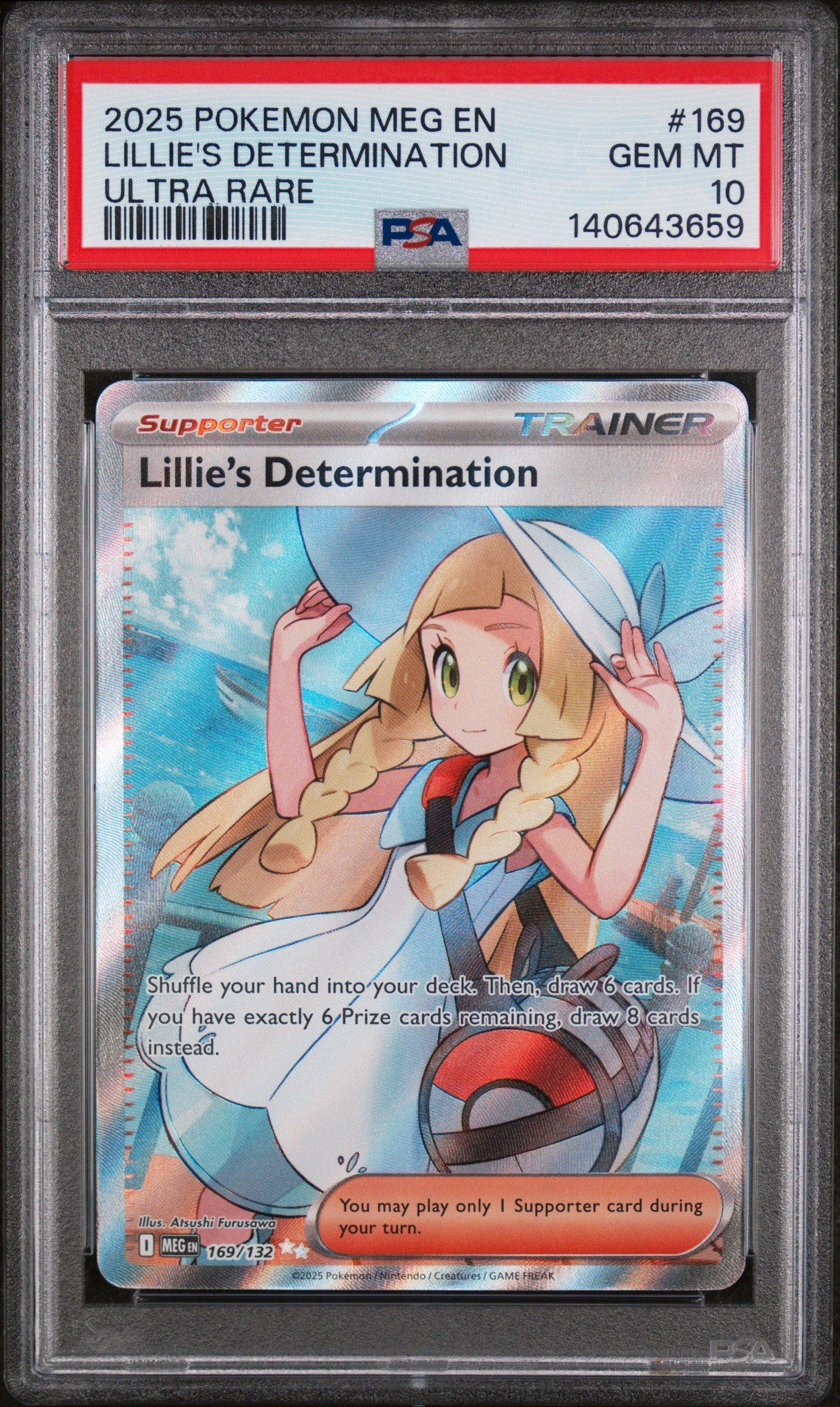 2025 Pokemon Meg En-mega Evolution 169 Lillie's Determination