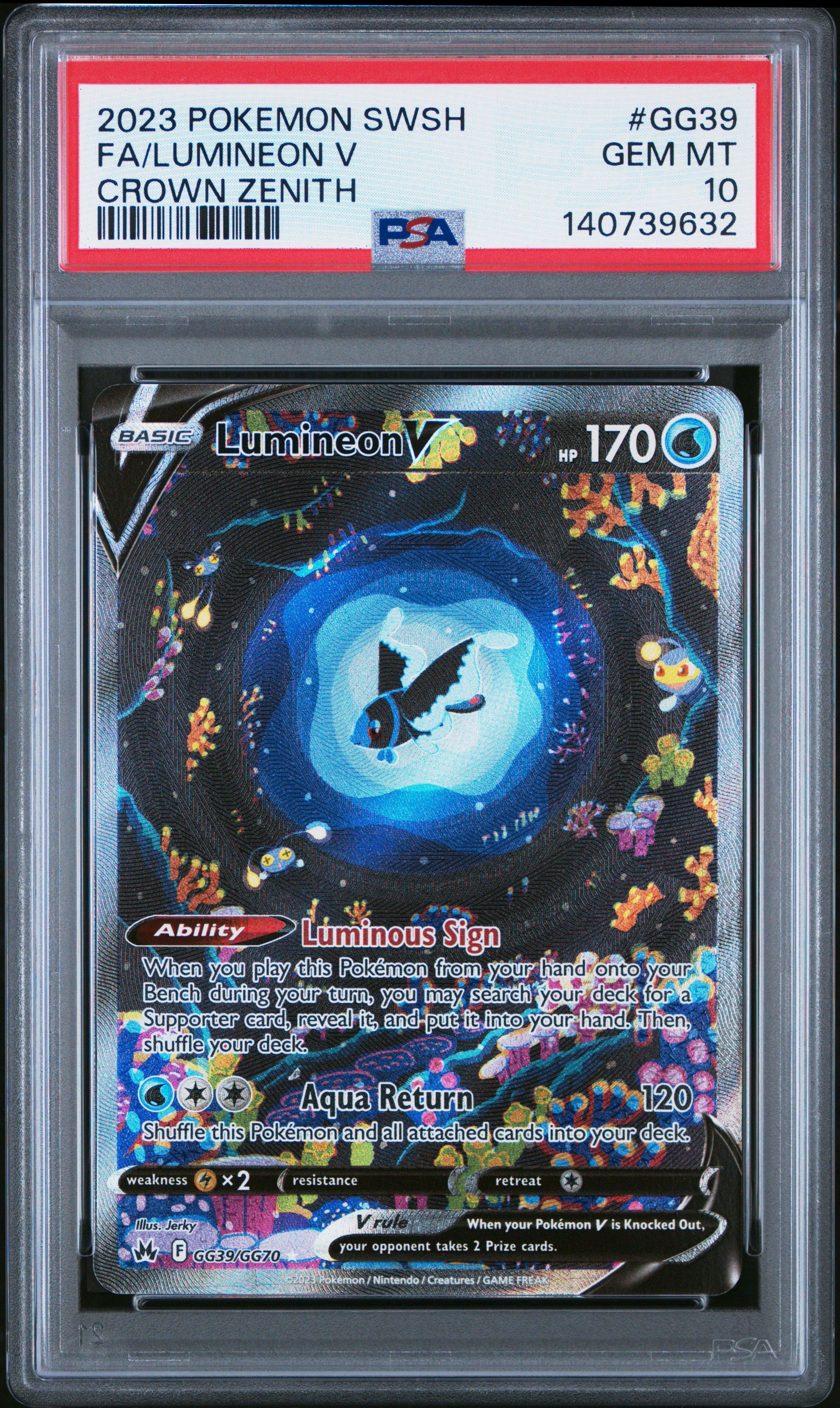 black star rare pokemon cards Arceus VSTAR Pokemon Crown Zenith Full Art Secret #GG70 PSA 10