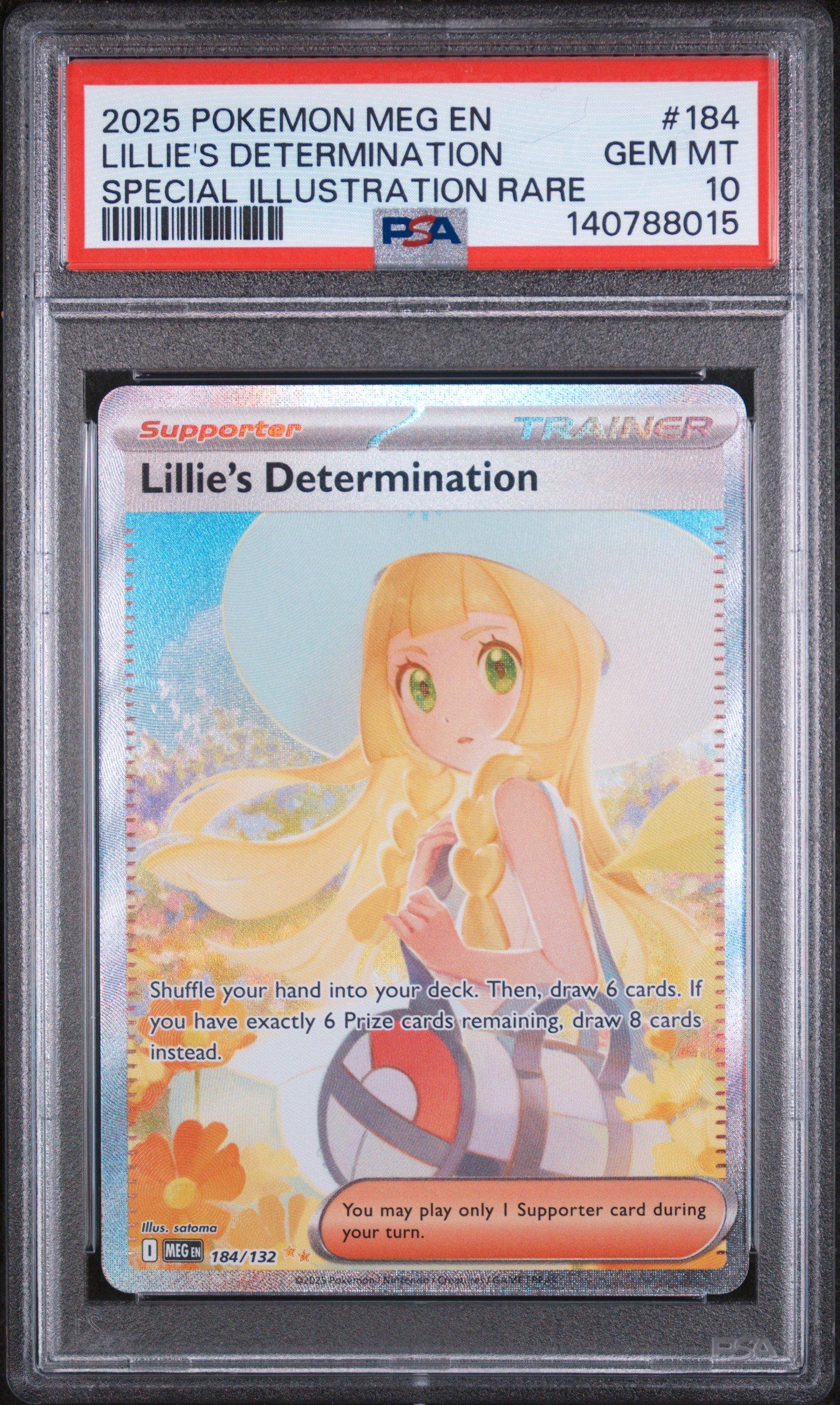 2025 Pokemon Meg En-mega Evolution 184 Lillie's Determination