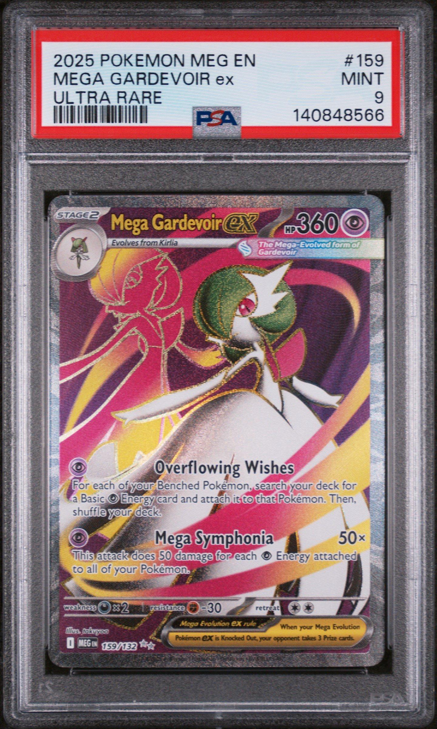 2025 Pokemon Meg En-mega Evolution 159 Mega Gardevoir Ex Ultra