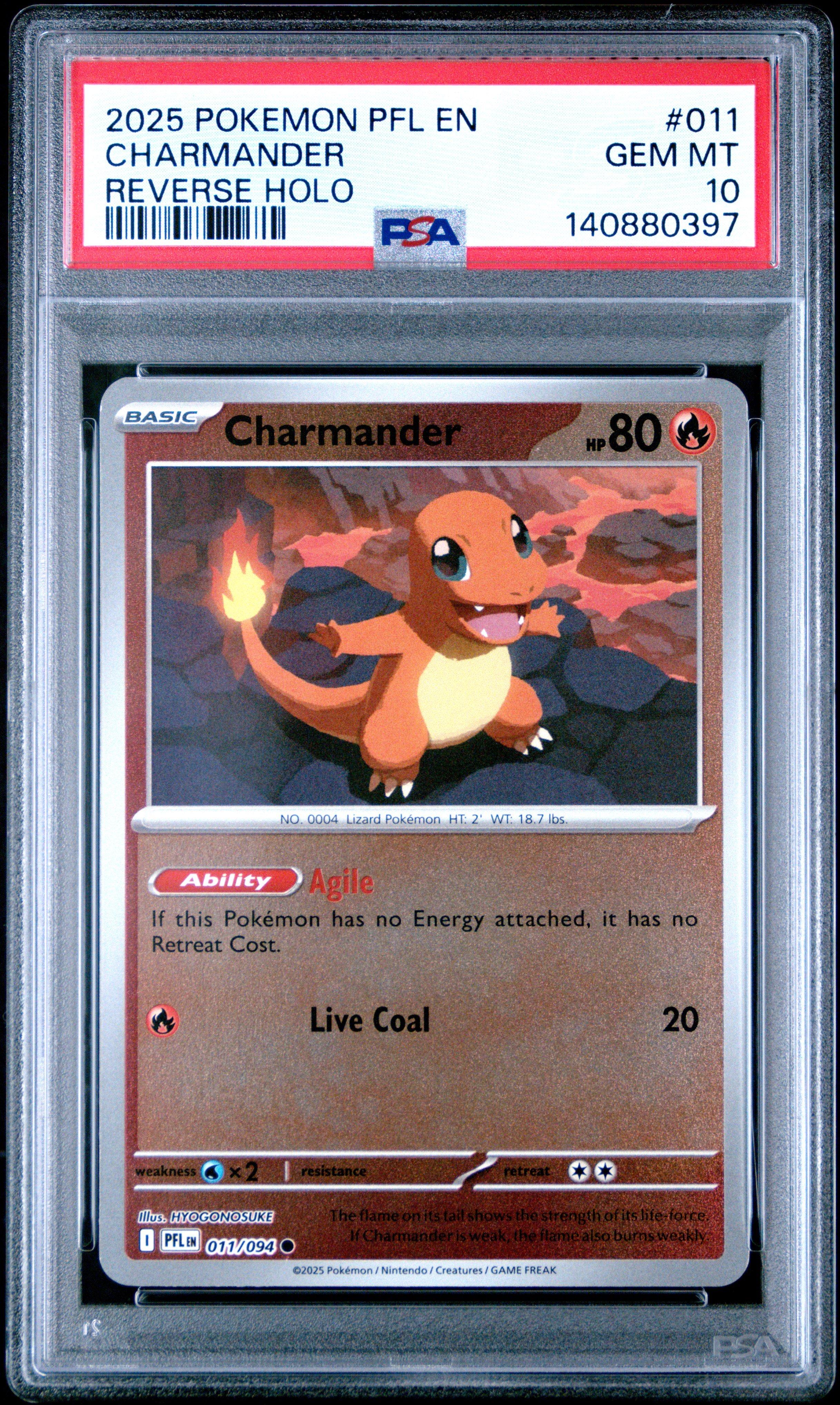 holographic charmander card Charmander [Reverse Holo] #70 Prices | Pokemon Legendary Collection