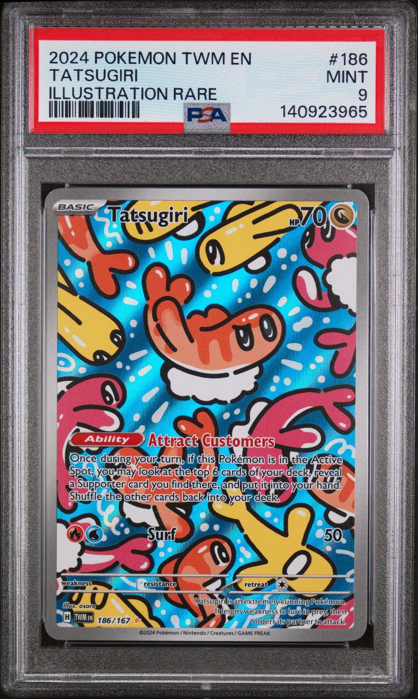 tatsugiri pokemon card full art Tatsugiri Illustration Rare