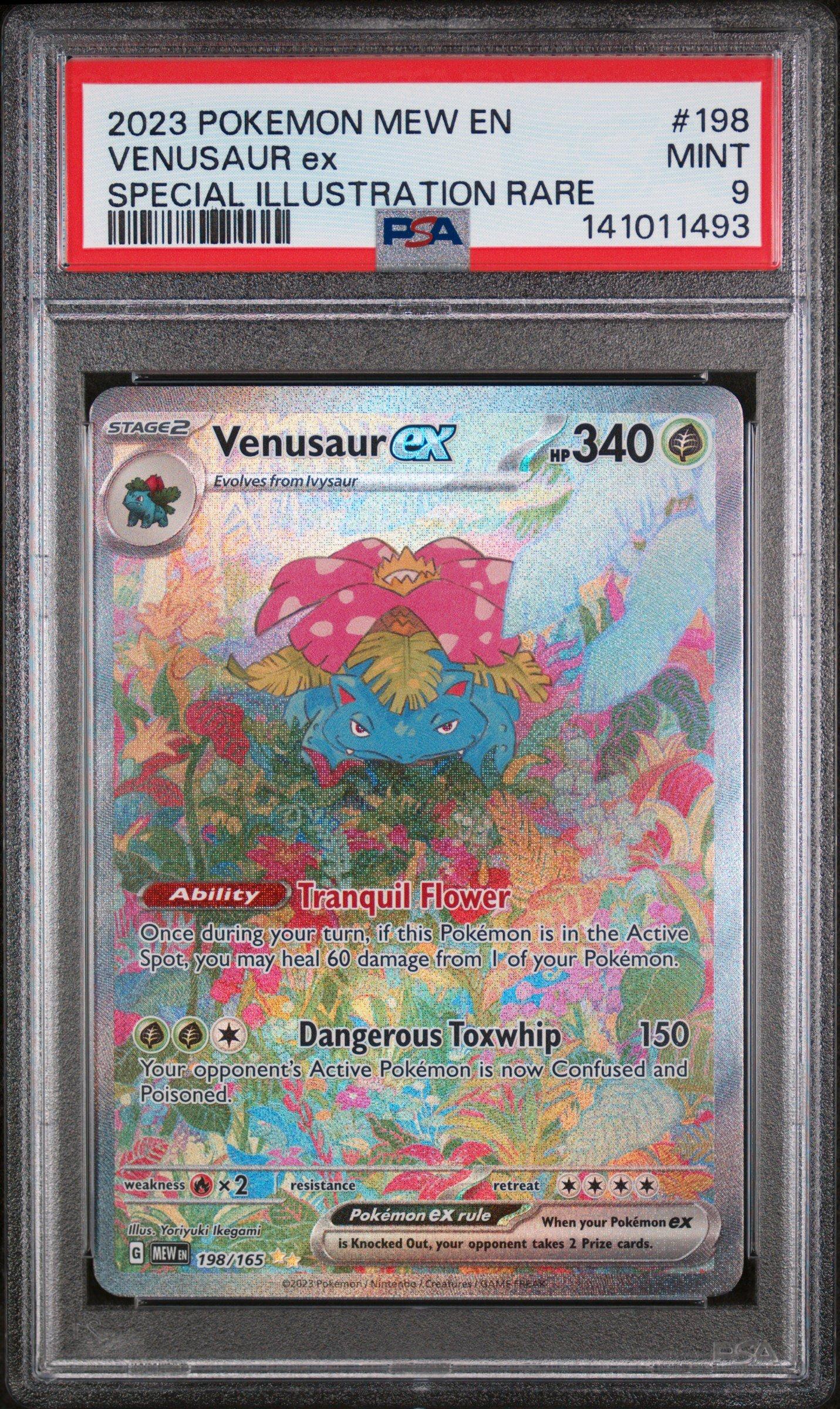 2023 Pokemon Mew En-151 198 Venusaur Ex Special Illustration Rare