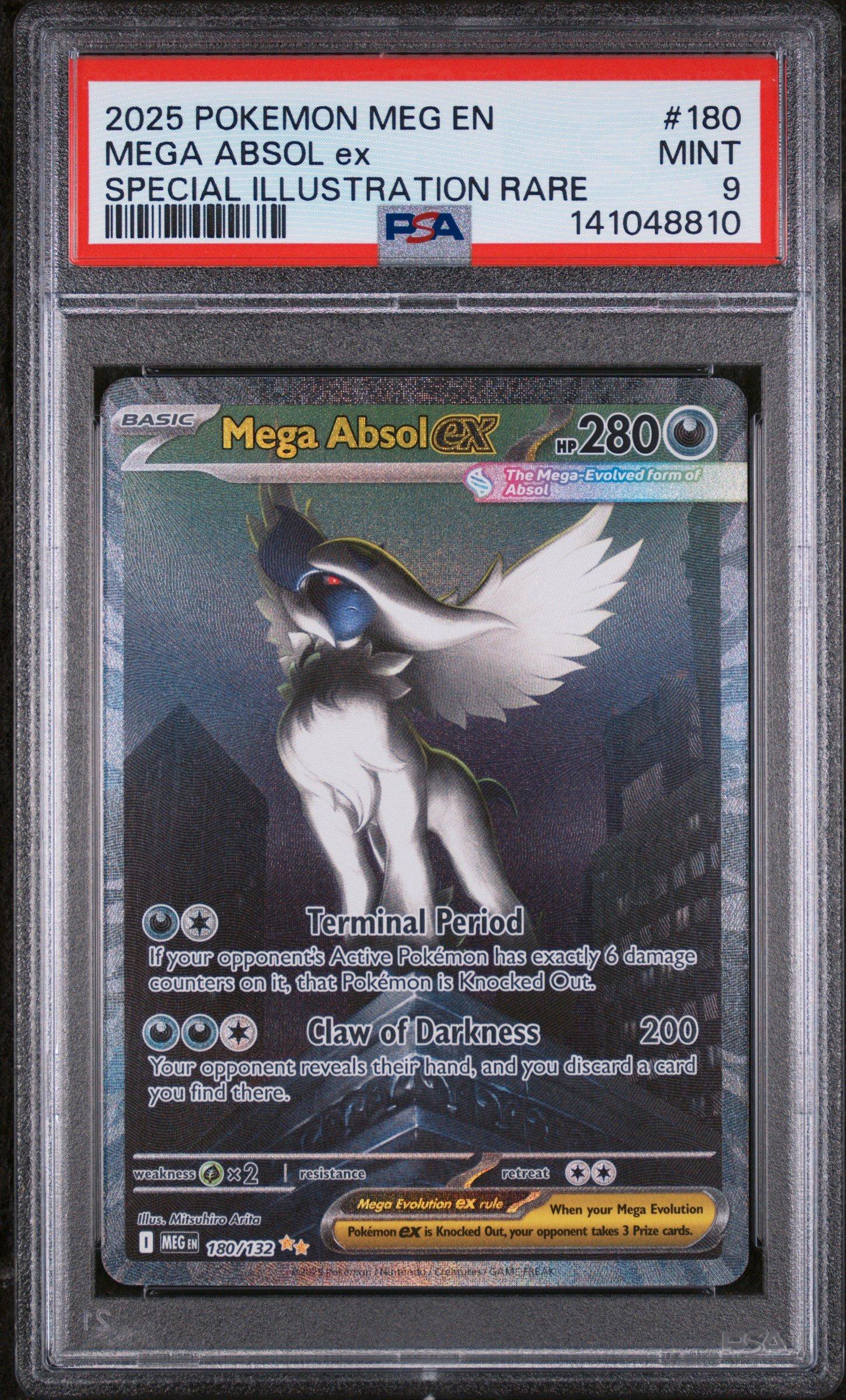 2025 Pokemon Meg En-mega Evolution 180 Mega Absol Ex Special