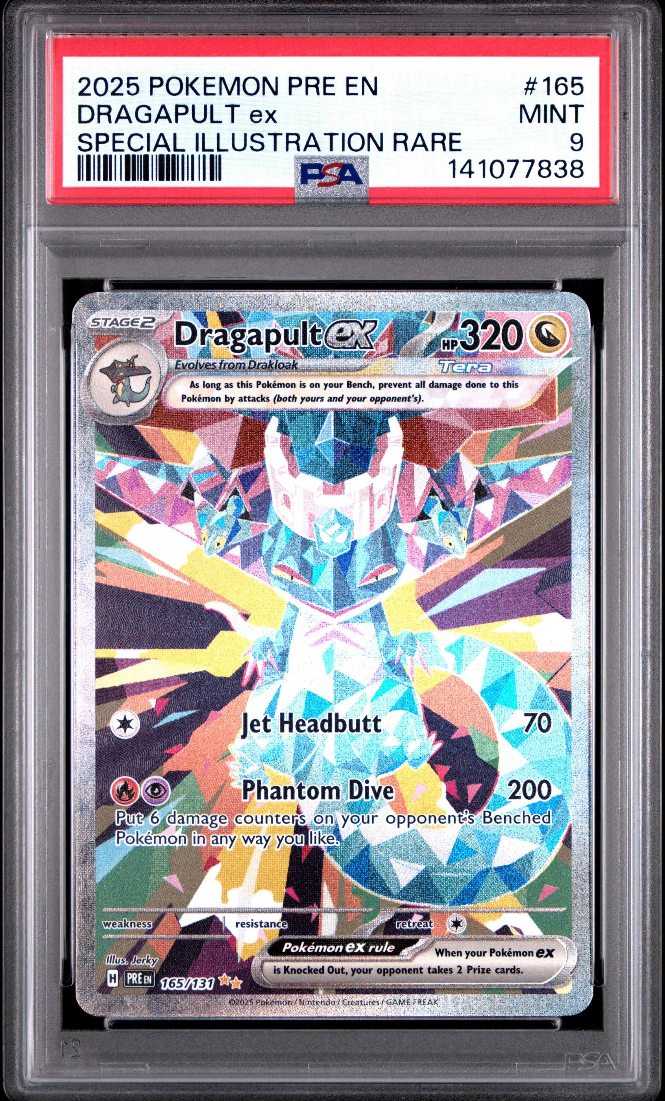 dragapult stage 2 pokemon card value  ex 200/167  Twilight Masquerade  Full Art Pokemon  Secret Rare : Toys & Games 30 Artist Dragapult ex #165 Prices |