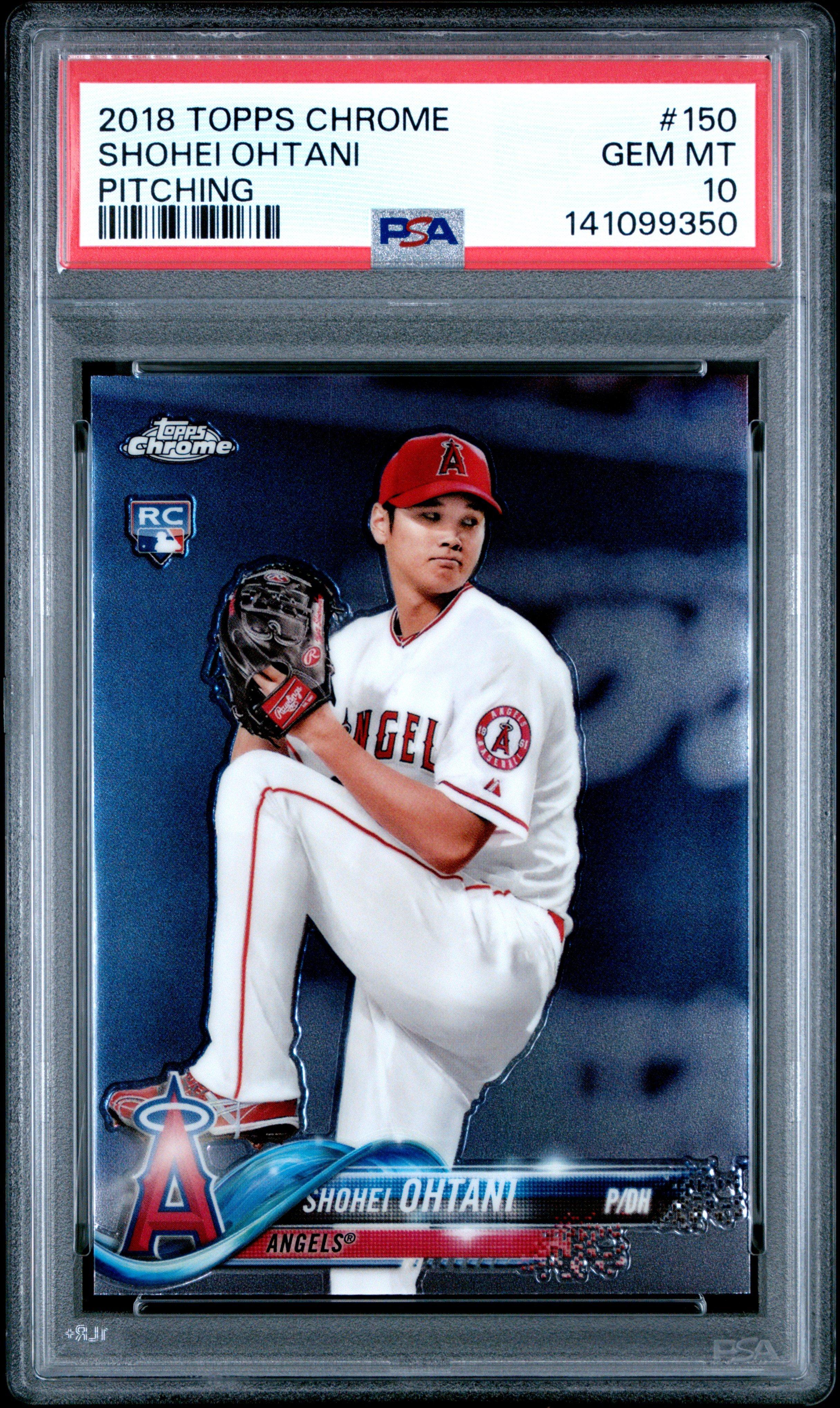 2018 Topps Chrome 150 Shohei Ohtani PSA 10 Graded Card | GameStop