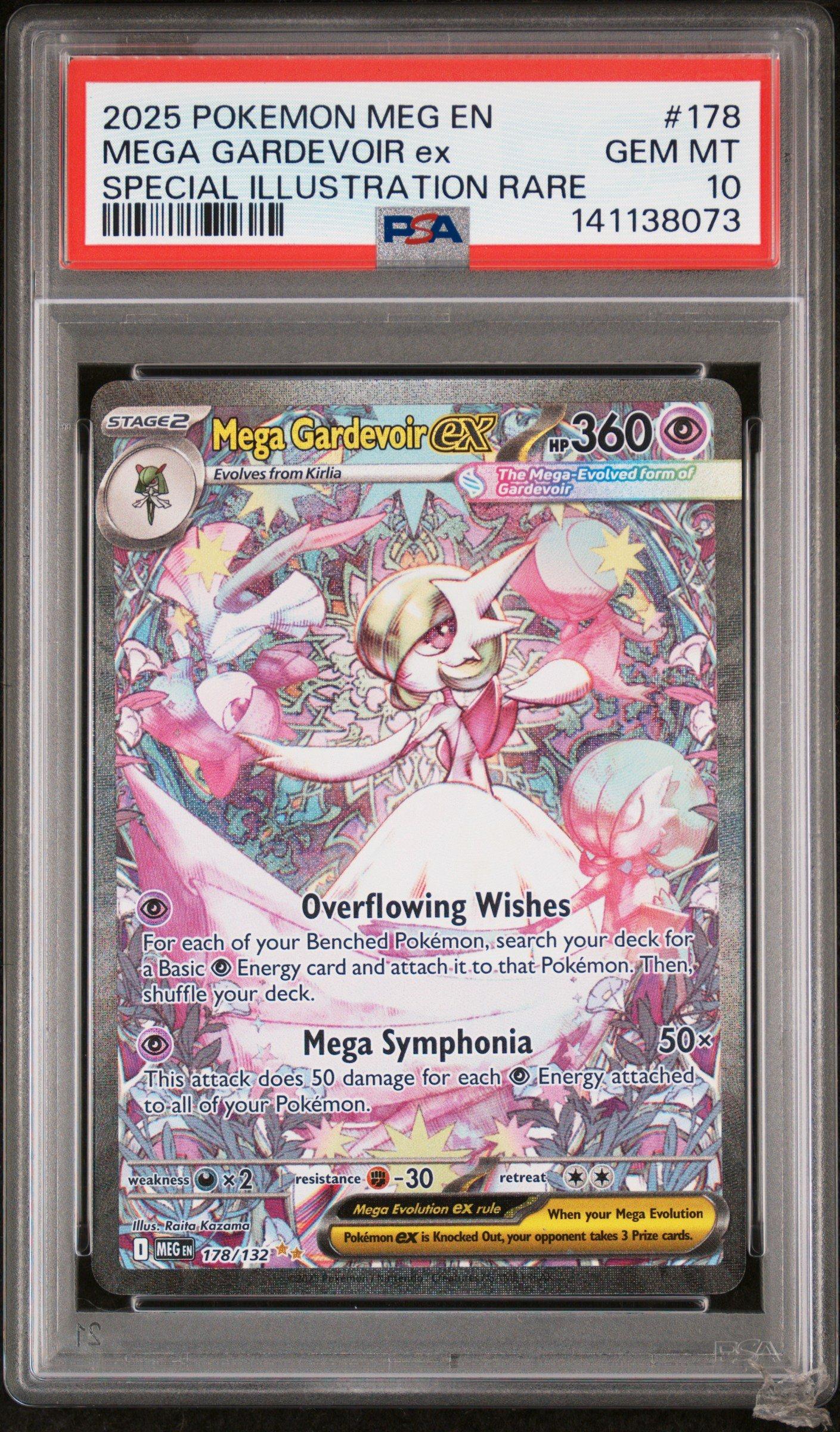 2025 Pokemon Meg En-mega Evolution 178 Mega Gardevoir Ex Special