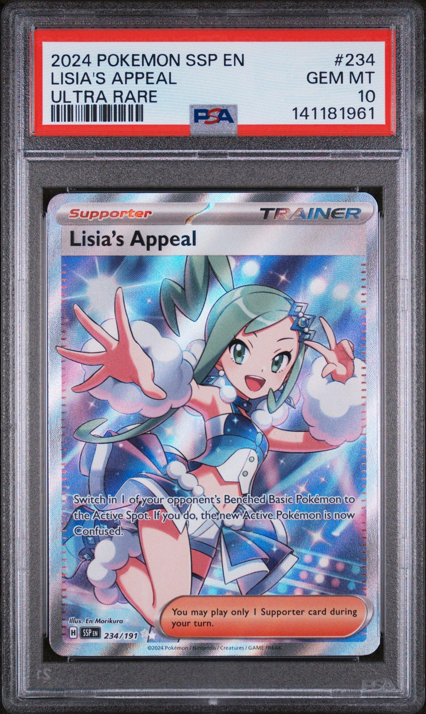 2024 Pokemon Ssp En-surging Sparks 234 Lisia's Appeal Ultra Rare