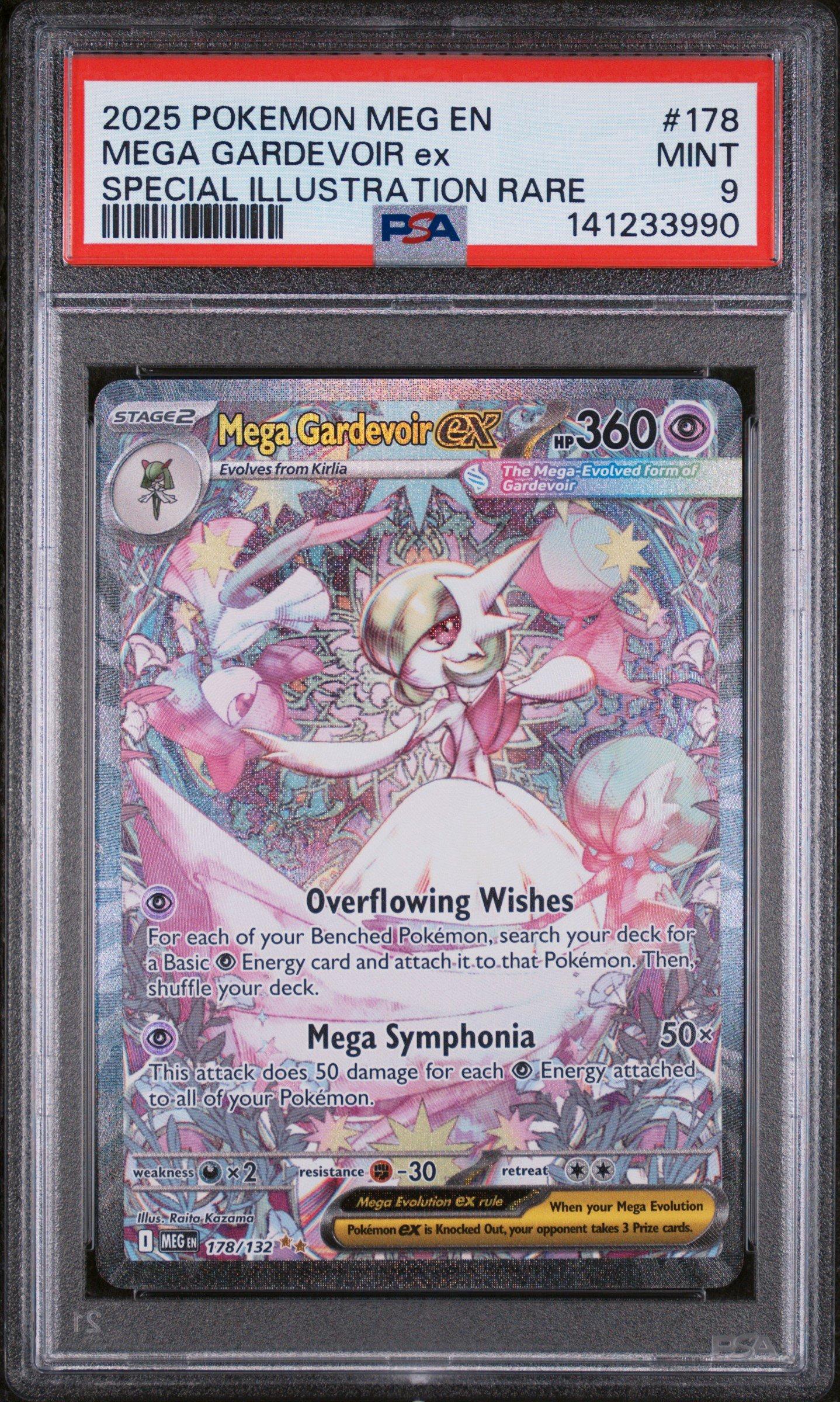 2025 Pokemon Meg En-mega Evolution 178 Mega Gardevoir Ex Special