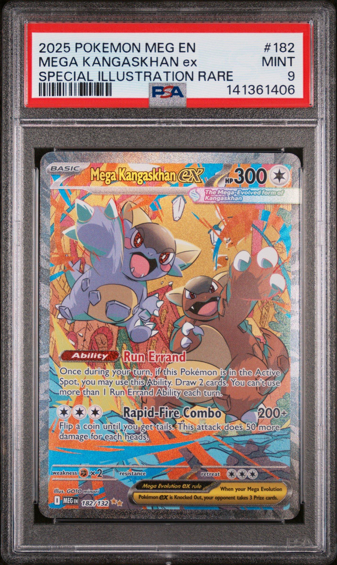 2025 Pokemon Meg En-mega Evolution 182 Mega Kangaskhan Ex Special
