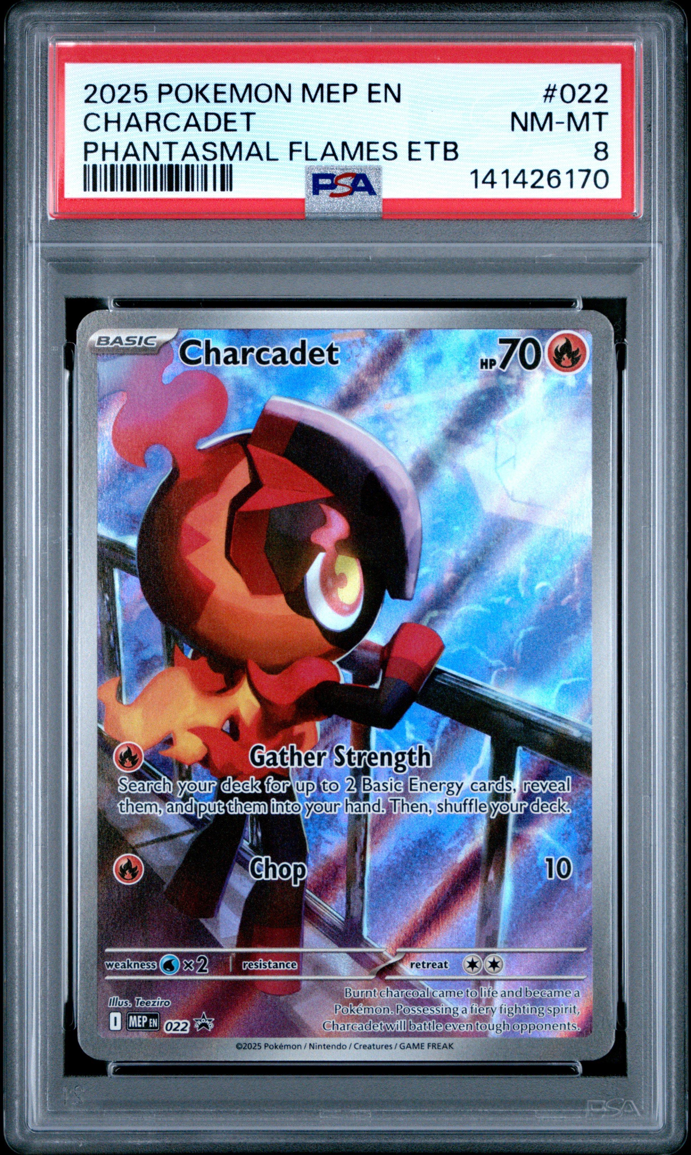 2025 Pokemon Mep En-me Black Star Promo 022 Charcadet Phantasmal
