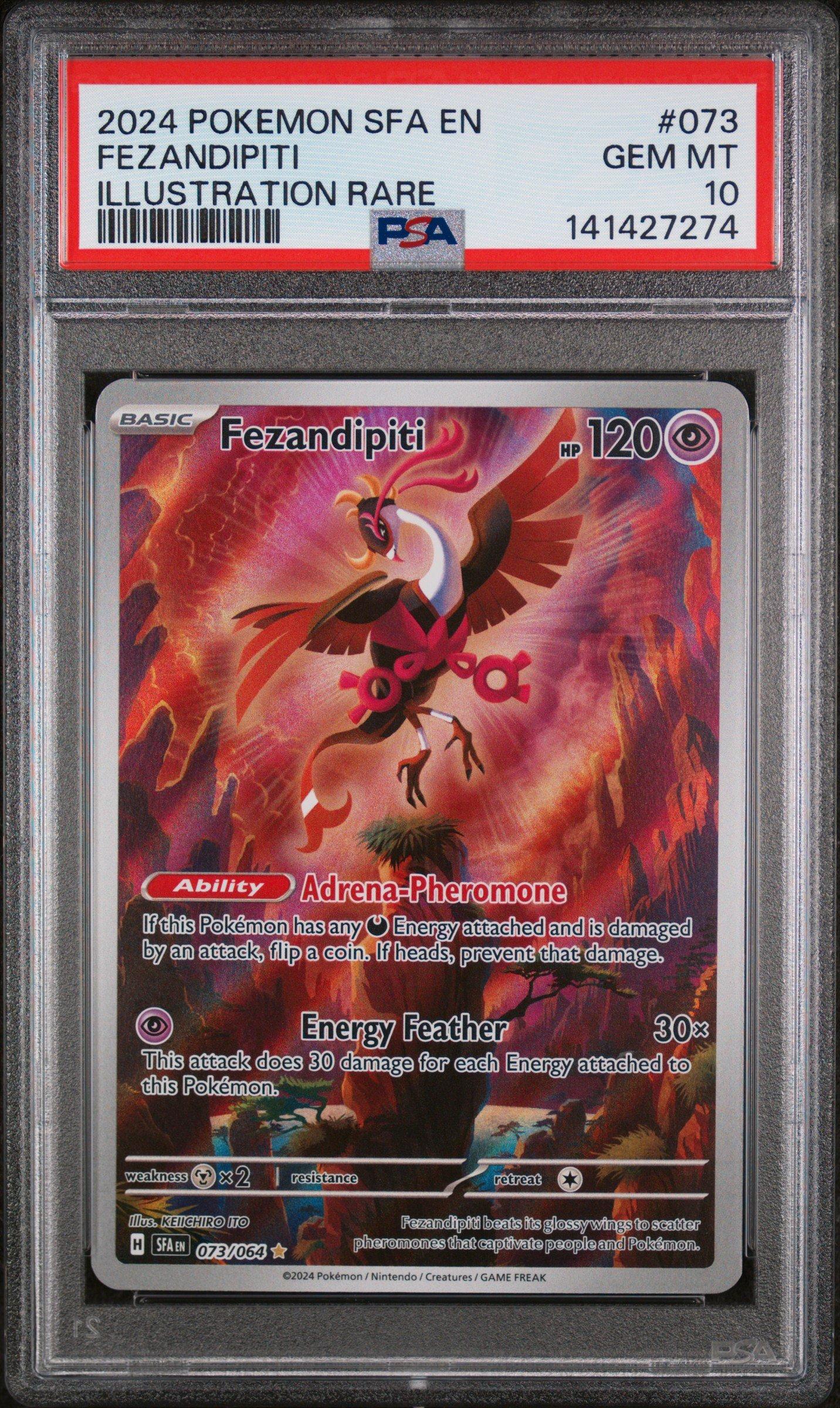 2024 Pokemon Sfa En-shrouded Fable 073 Fezandipiti Illustration