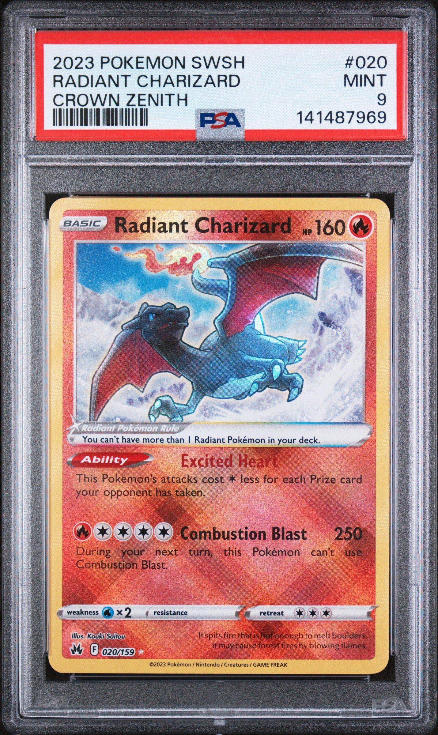 2023 Pokemon Sword And Shield Crown Zenith 020 Radiant Charizard