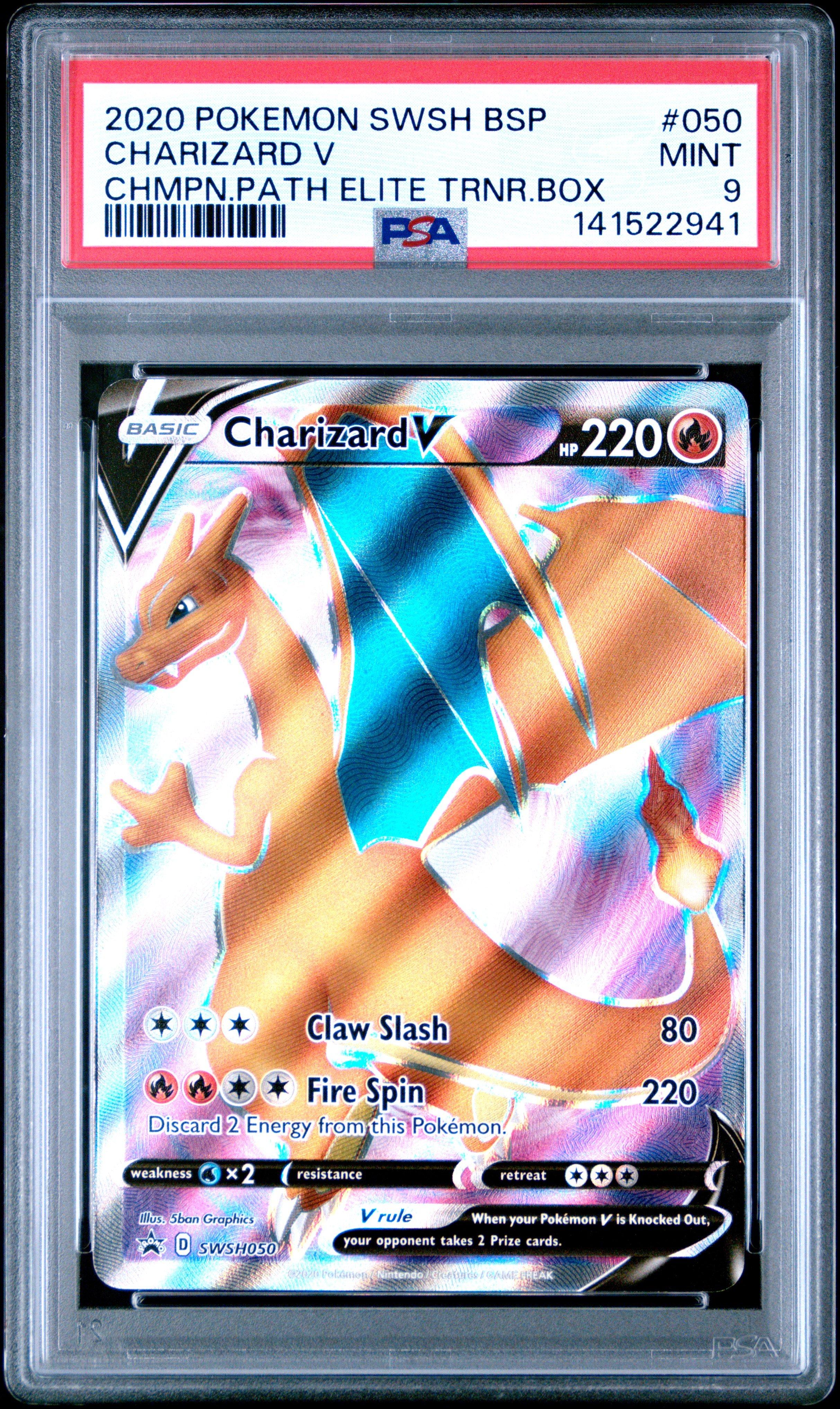2020 Pokemon Swsh Black Star Promo 050 Charizard V Champion's Path