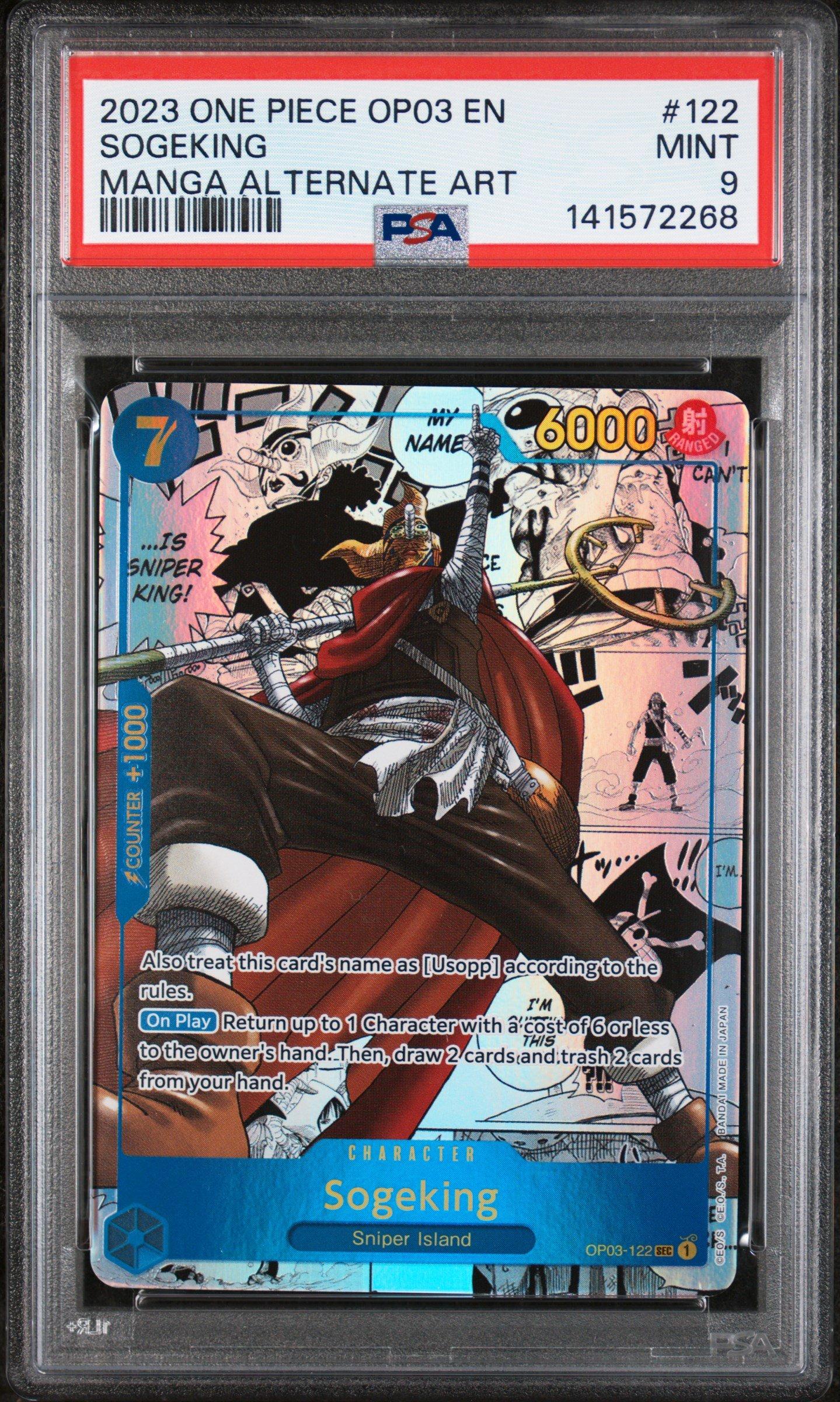 カ*ナ様 2023 ONE PIECE JPN SOGEKING #122 AL Sogeking OP03-122 Comic Parallel Manga Alt Art Rare One Piece Card