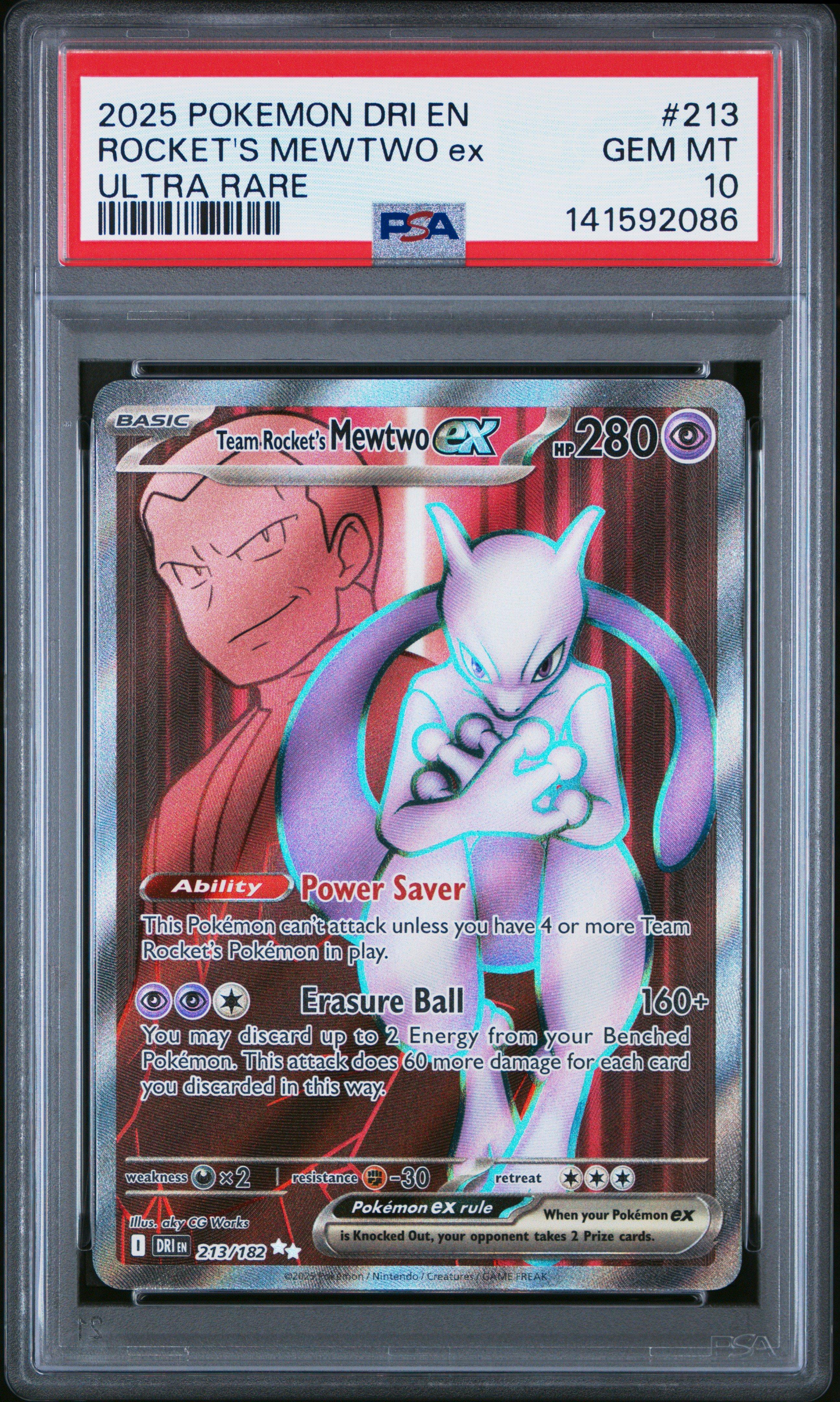 ポケモンカード #080 FA/ケイトリン Gem Mint 10 2025 Pokemon Japanese Sv10-glory Of Team Rocket 109 Team Rocket's