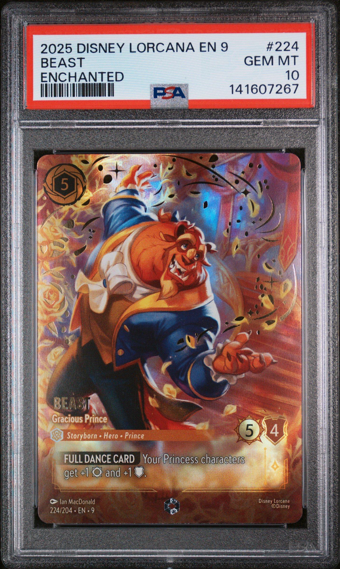 2025 Disney Lorcana En 9-fabled 224 Beast - Gracious Prince