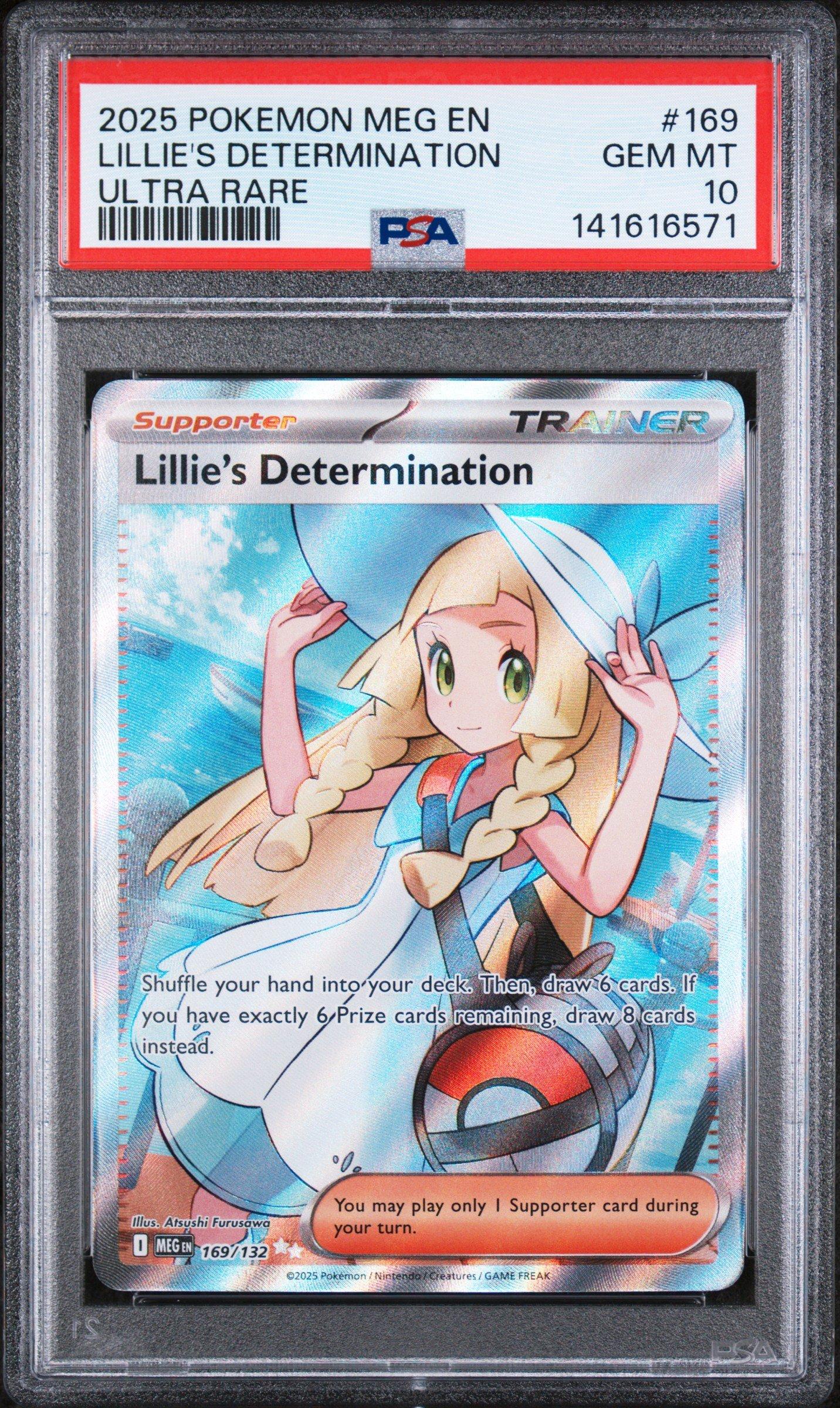 2025 マリル #748 GEM MT 10 ポケモンカード PSA10 2025 Pokemon Meg En-mega Evolution 169 Lillie's Determination