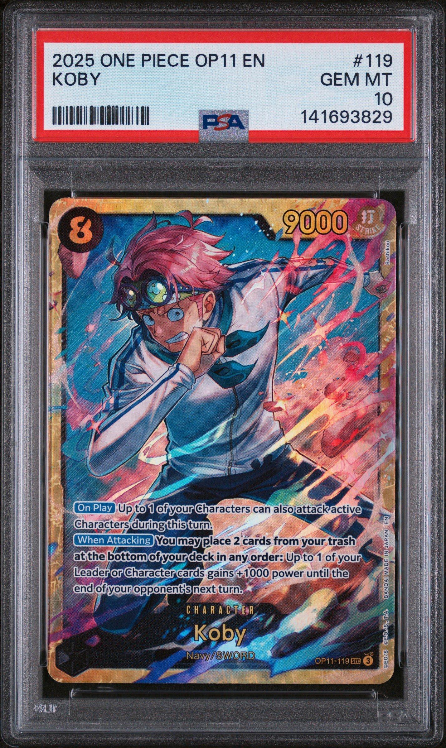 ミ*️様 2025 ONE PIECE OP11 ギア2 psa10 PSA 10 Gear Two (Alt Art) OP11-080 A Fist of Divine Speed