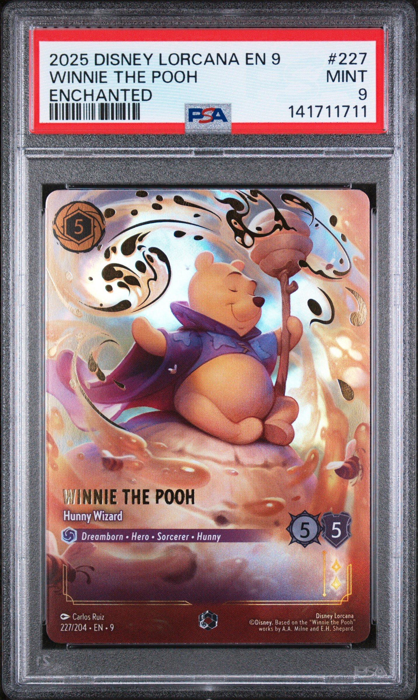 2025 Disney Lorcana En 9-fabled 227 Winnie The Pooh - Hunny Wizard