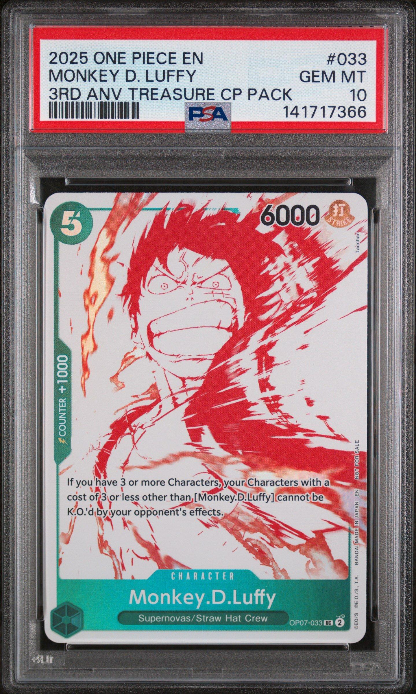 2023 One Piece Japanese Promos 033 Monkey D. Luffy Weekly Shonen