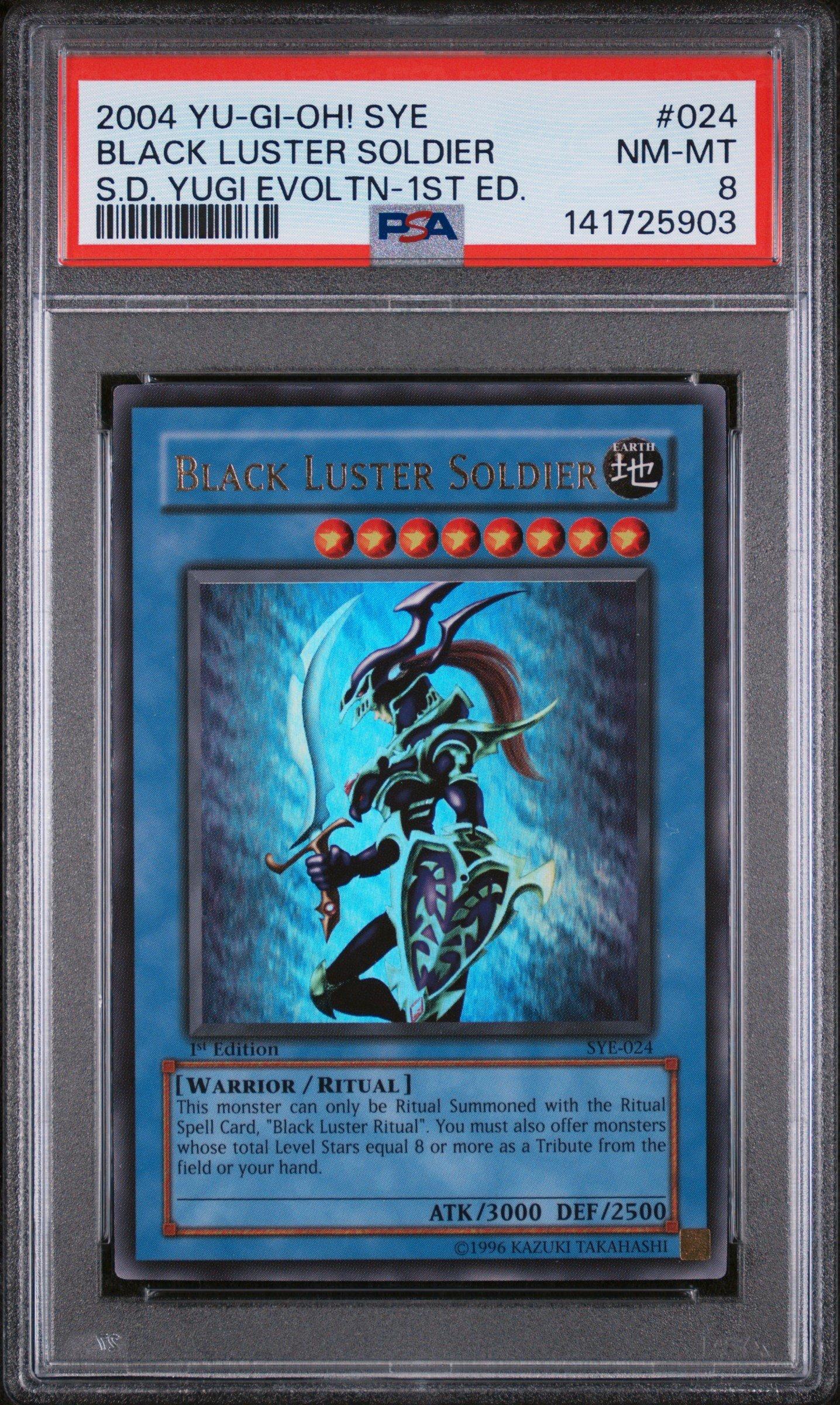 2004 Sye Yu-gi-oh! Starter Deck Yugi Evolution 024 Black Luster Soldier 1st  Edition PSA 8 Graded Card | GameStop