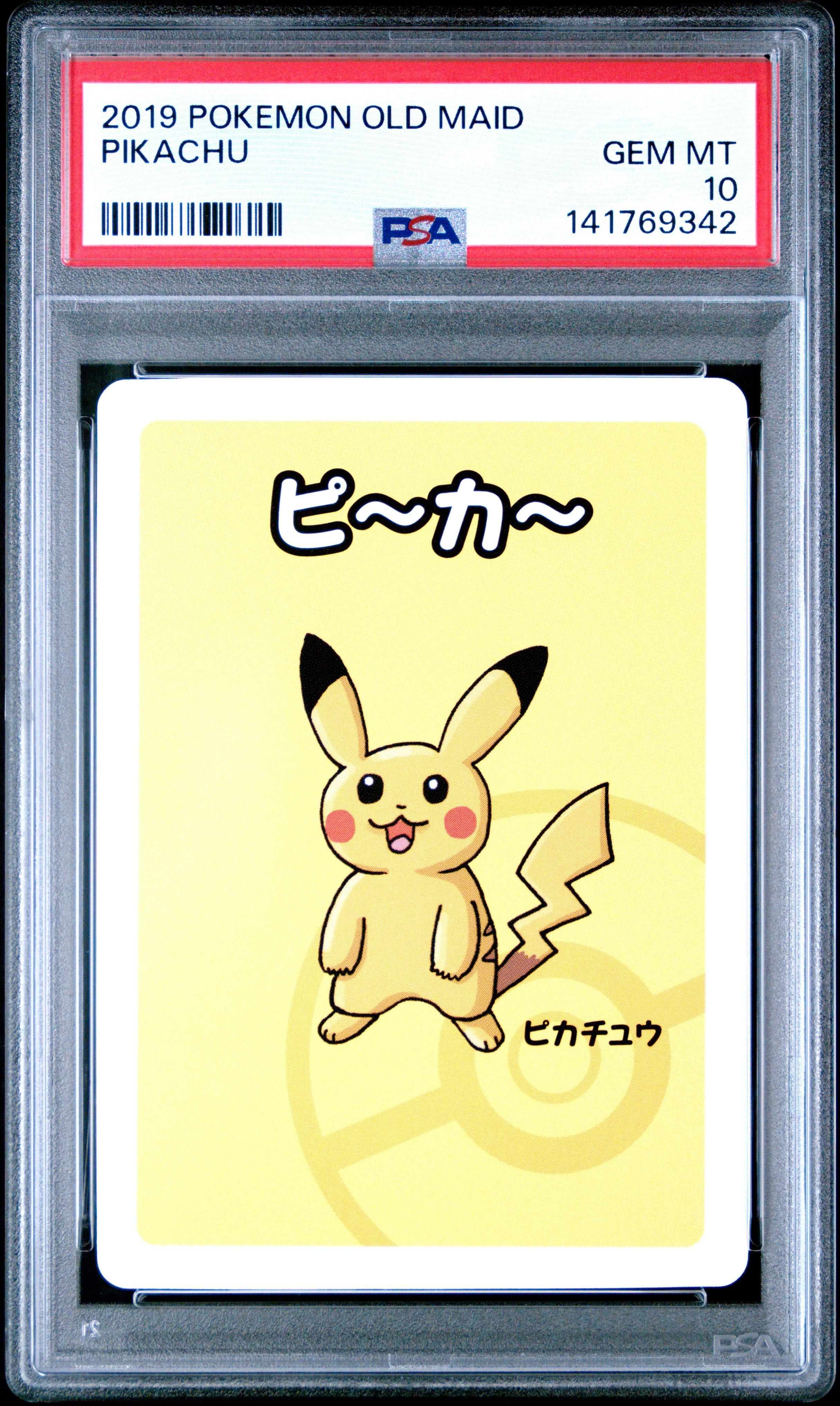 2019 Pokemon Old Maid Pikachu PSA 10 Graded Card | GameStop