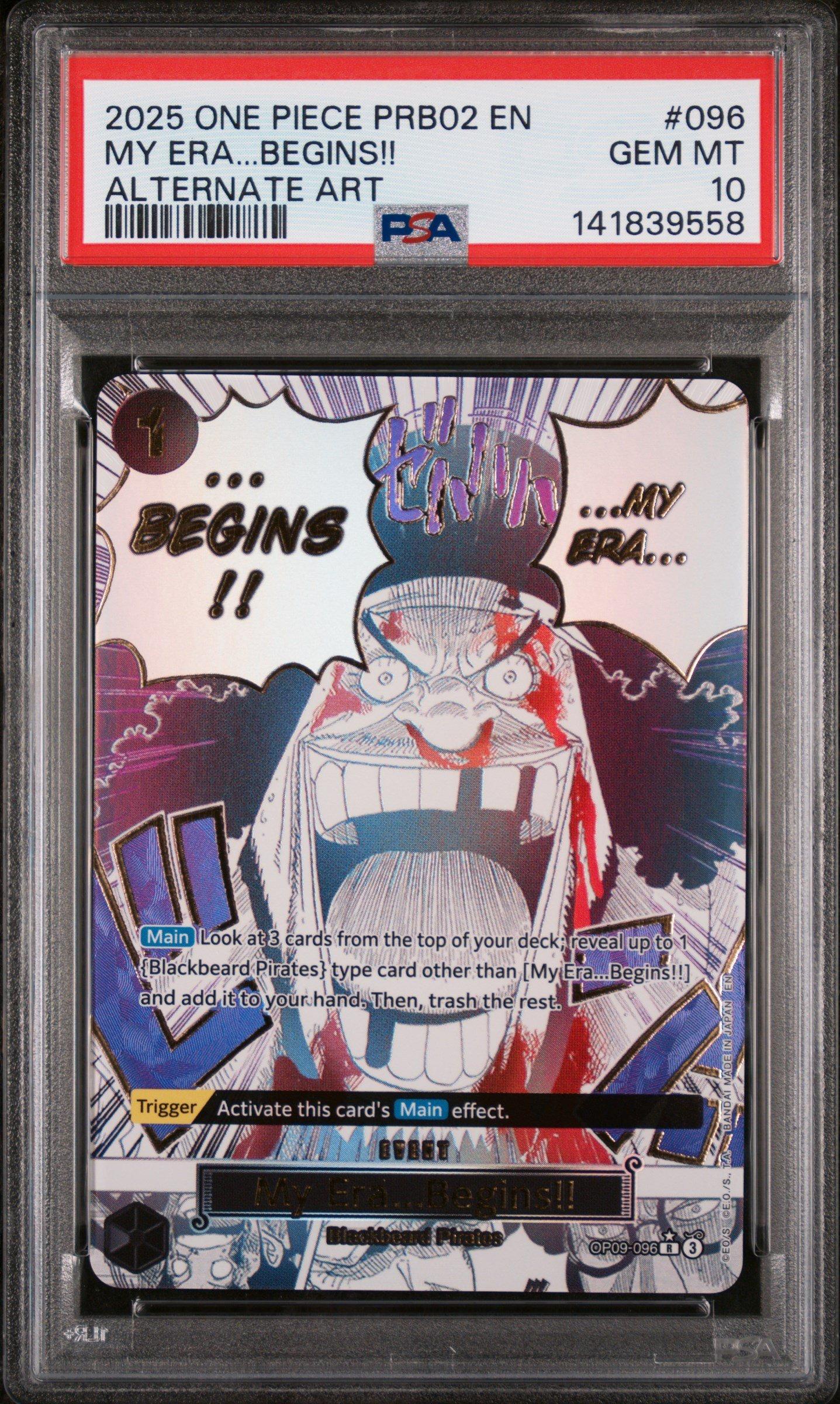 2025 One Piece Prb02-premium Booster -one Piece Card The Best- Vol