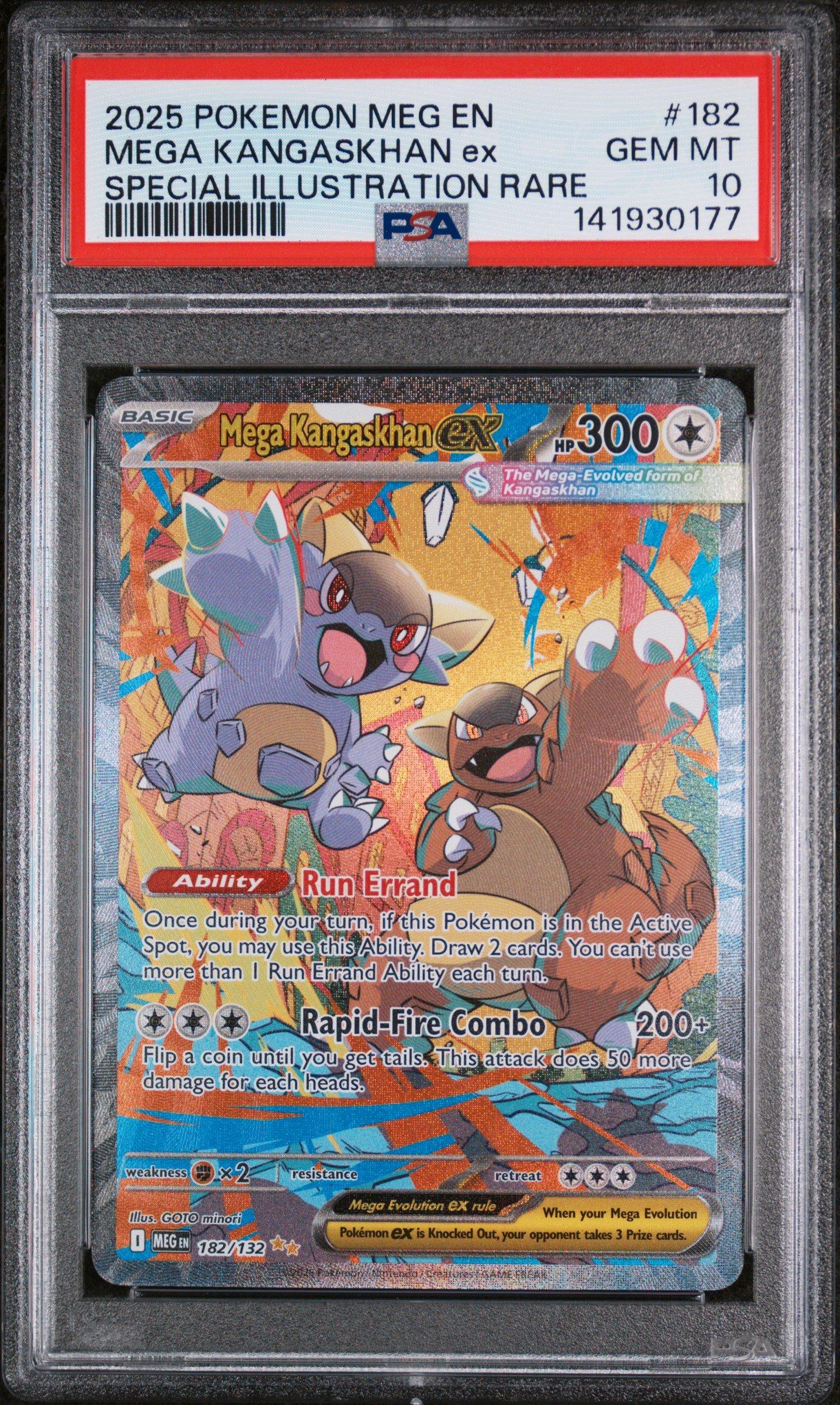2025 Pokemon Meg En-mega Evolution 182 Mega Kangaskhan Ex Special