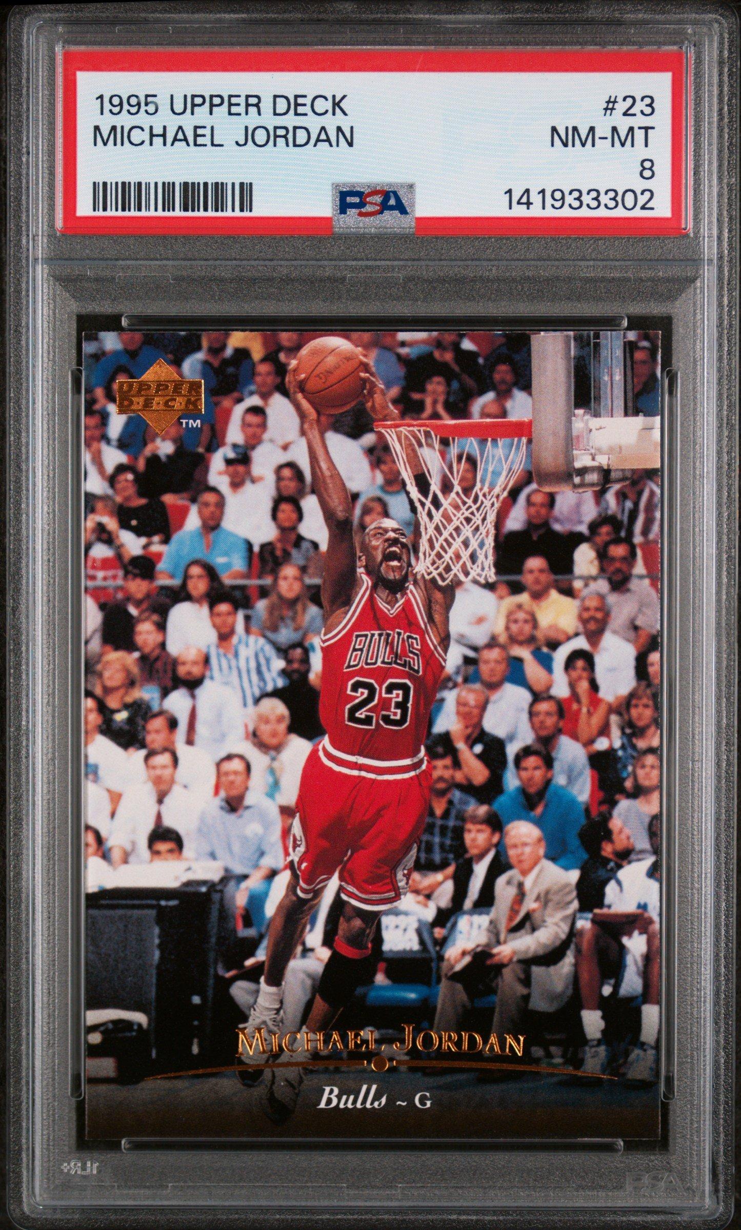 Upper Deck 23 Michael Jordan PSA 8