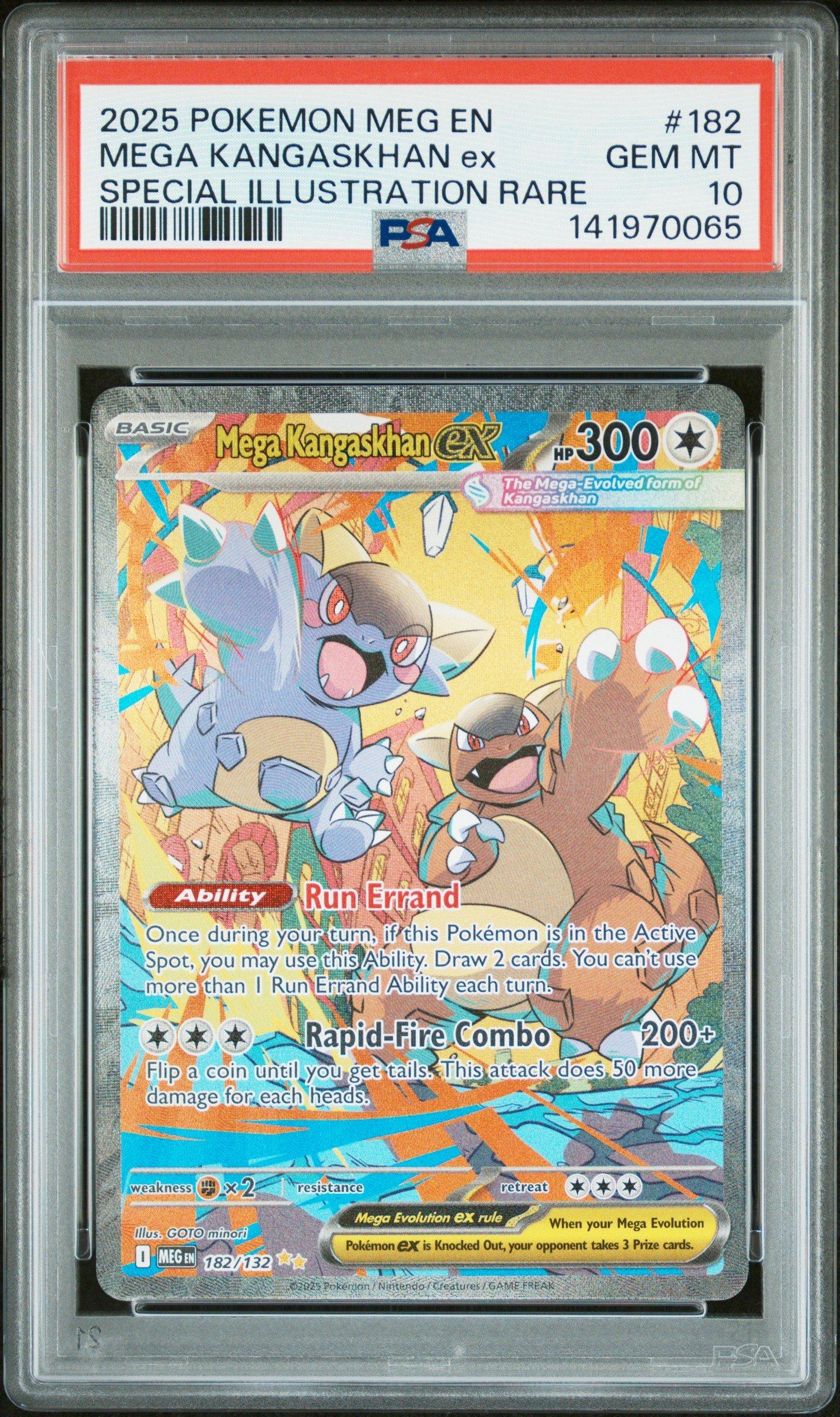 2025 Pokemon Meg En-mega Evolution 182 Mega Kangaskhan Ex Special