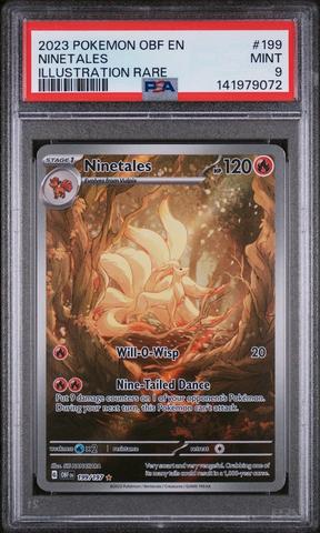 2023 Pokemon Obf En-obsidian Flames 199 Ninetales Illustration